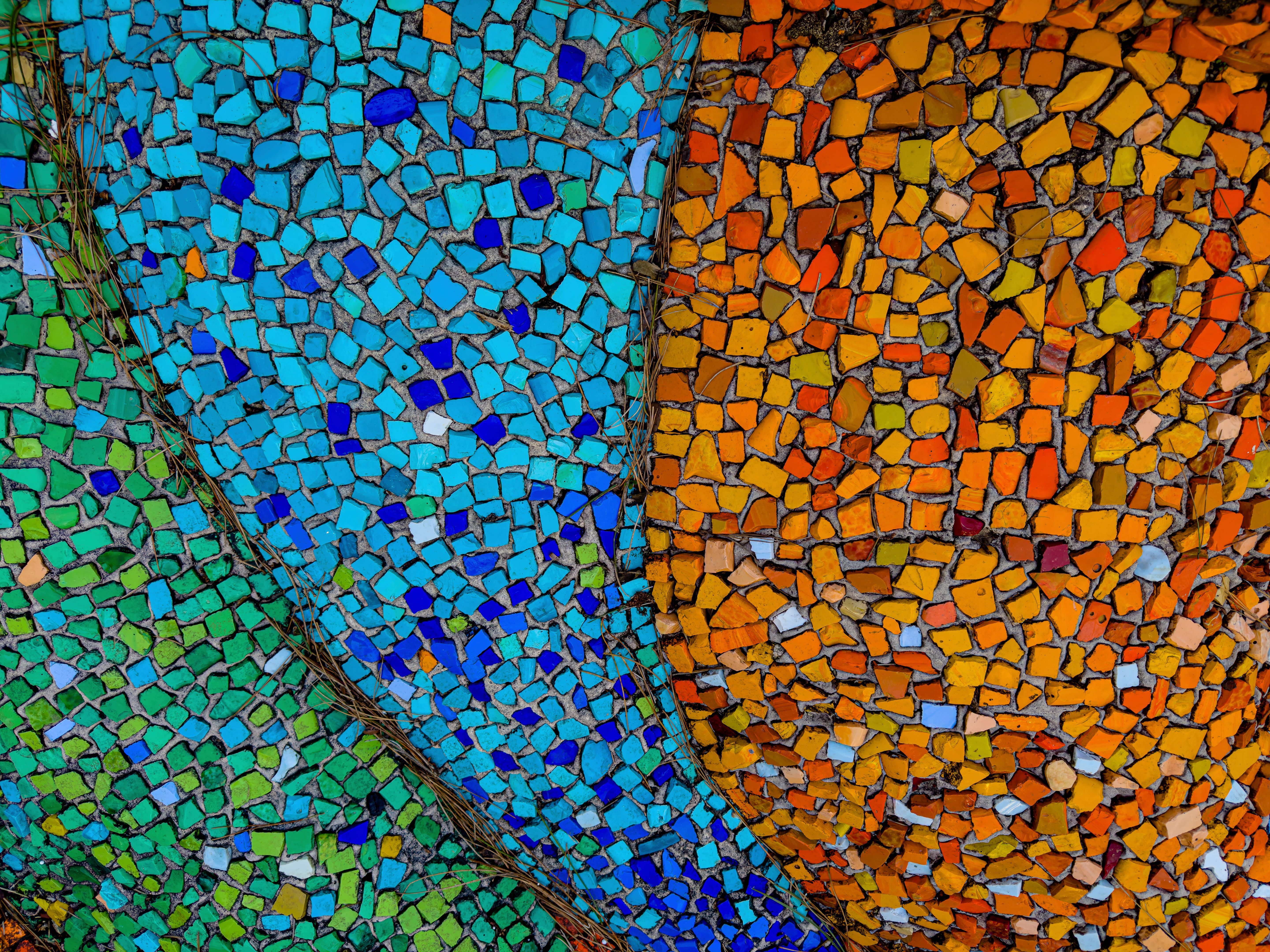 fall mosaic art