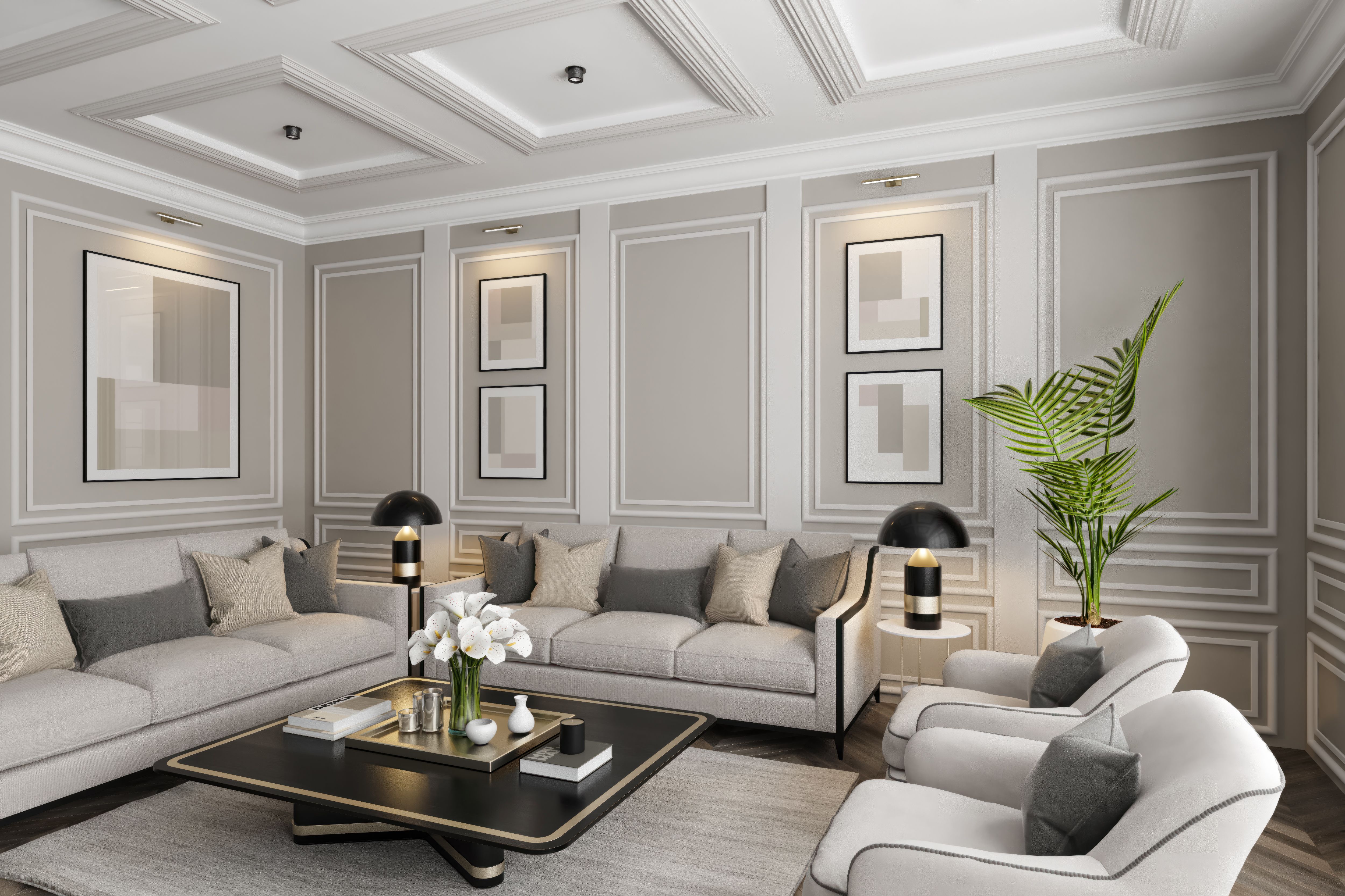 modern interior painting