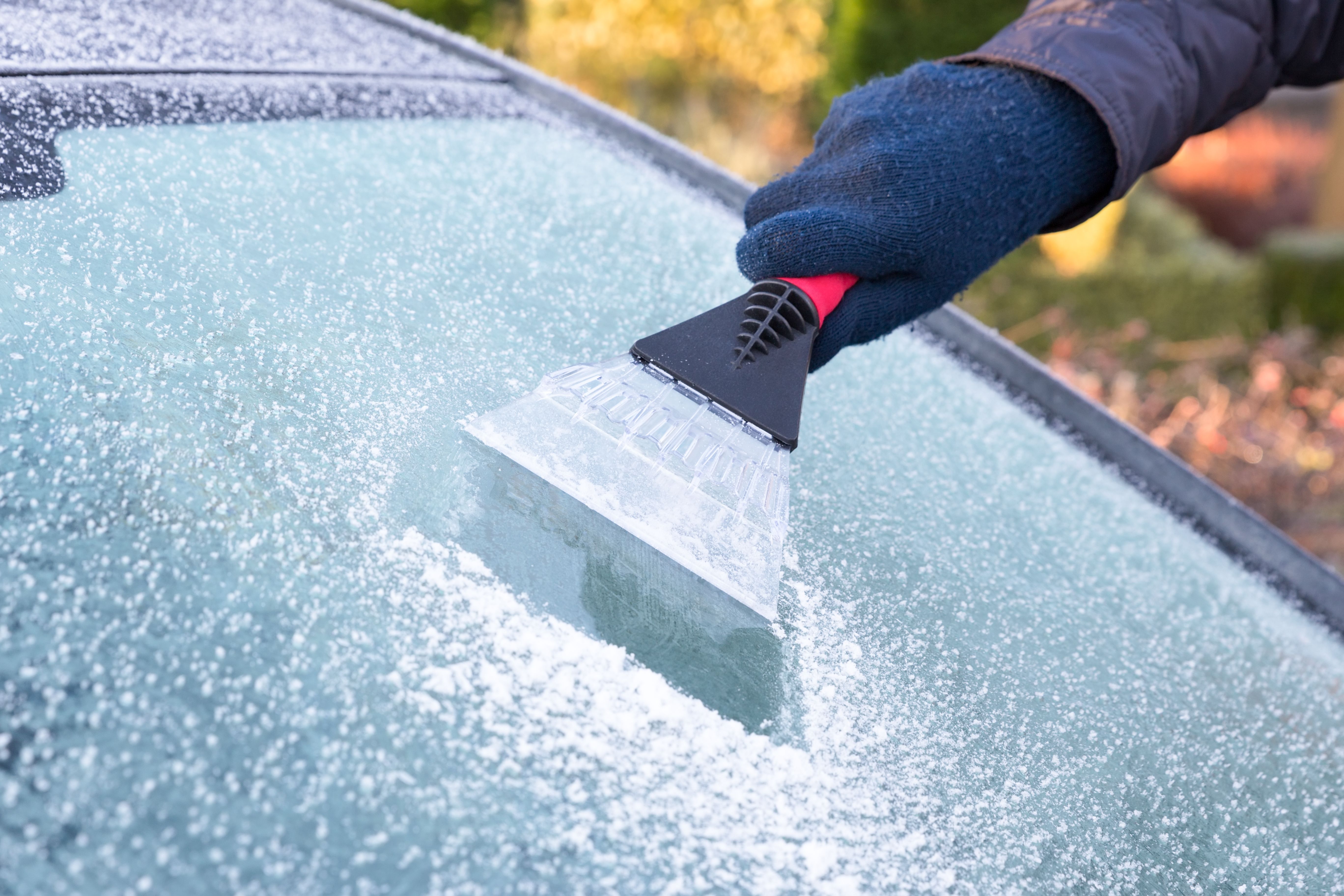 ice scraper car