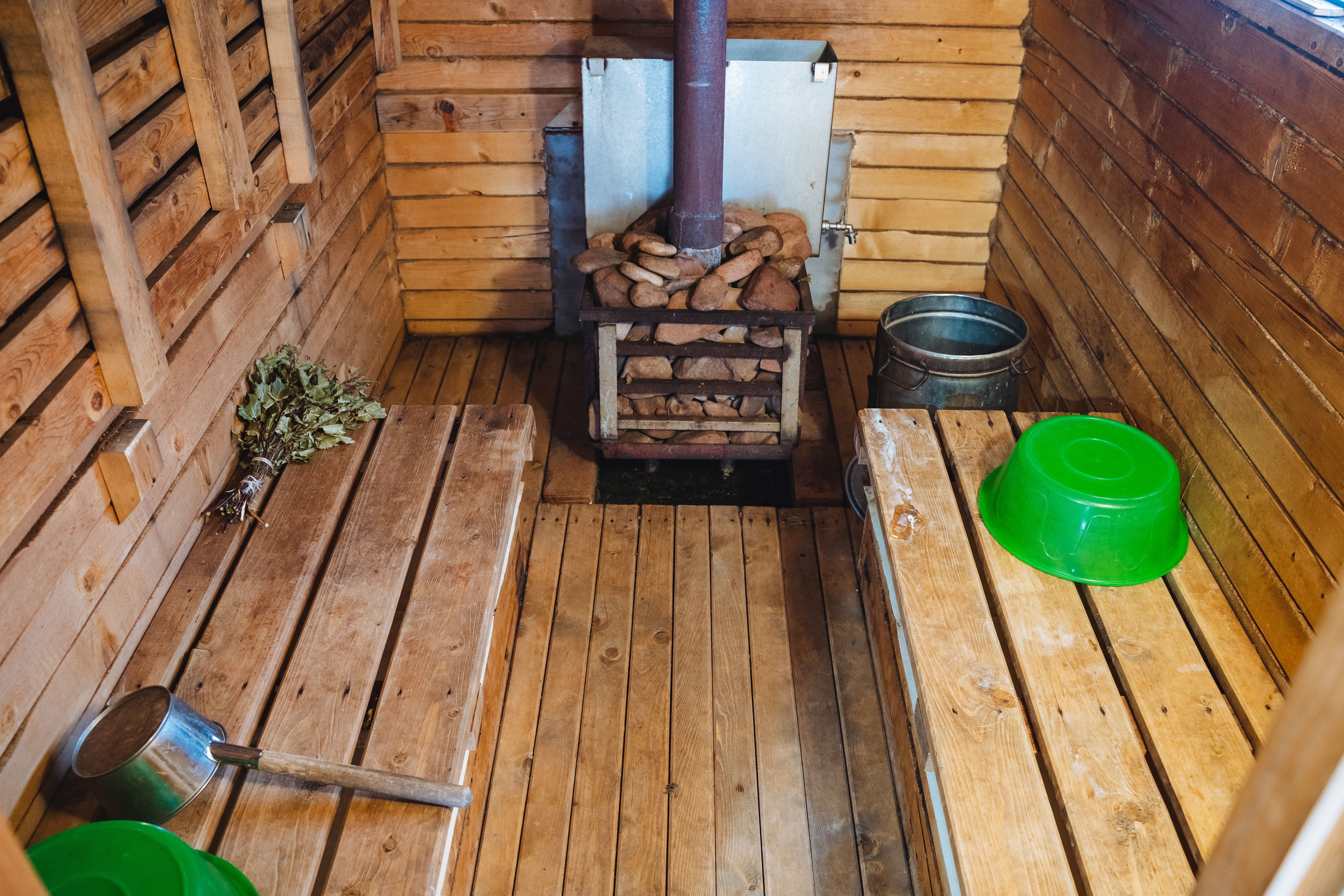 wood fired sauna