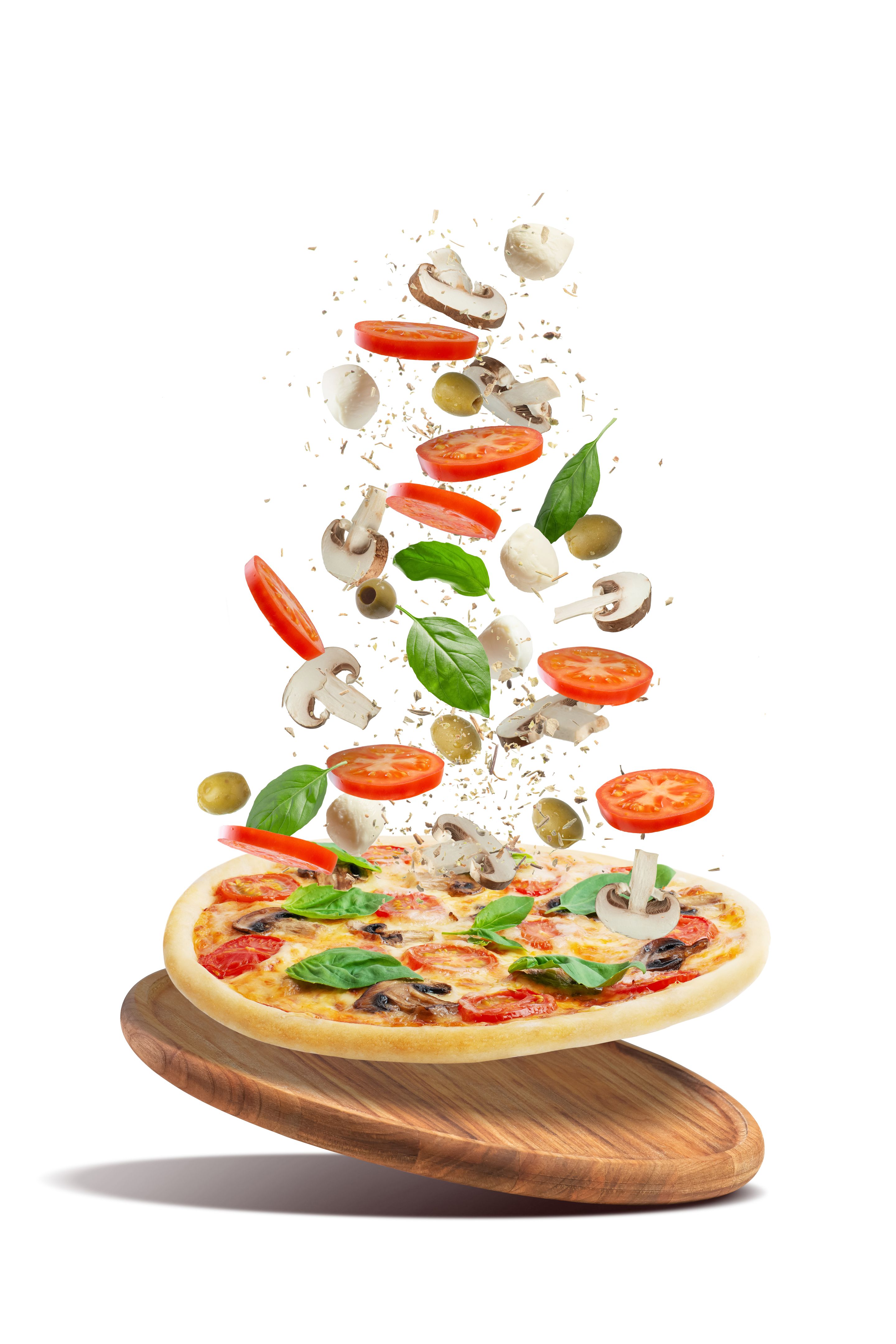 summer pizza vegetables