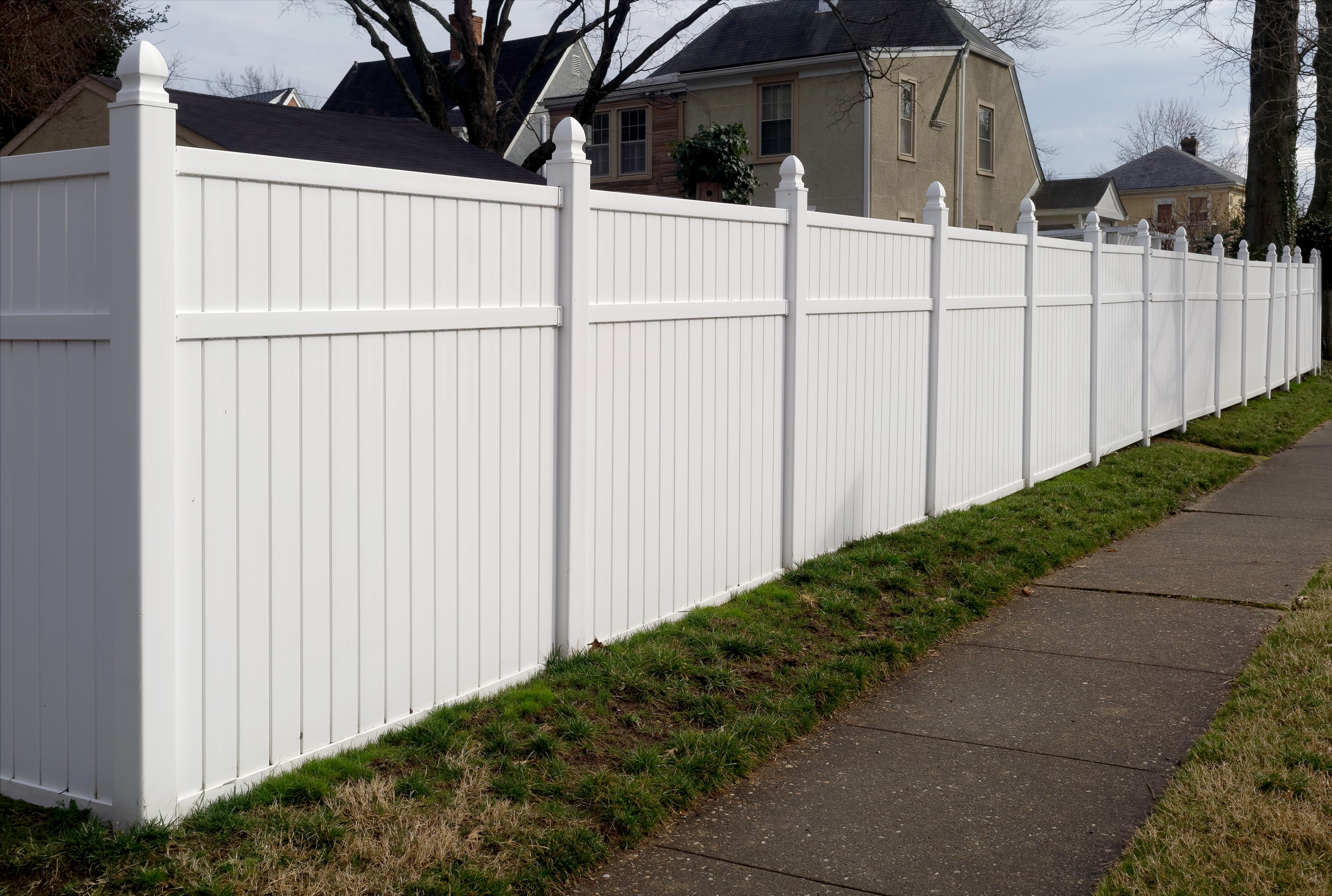 wood vinyl fence