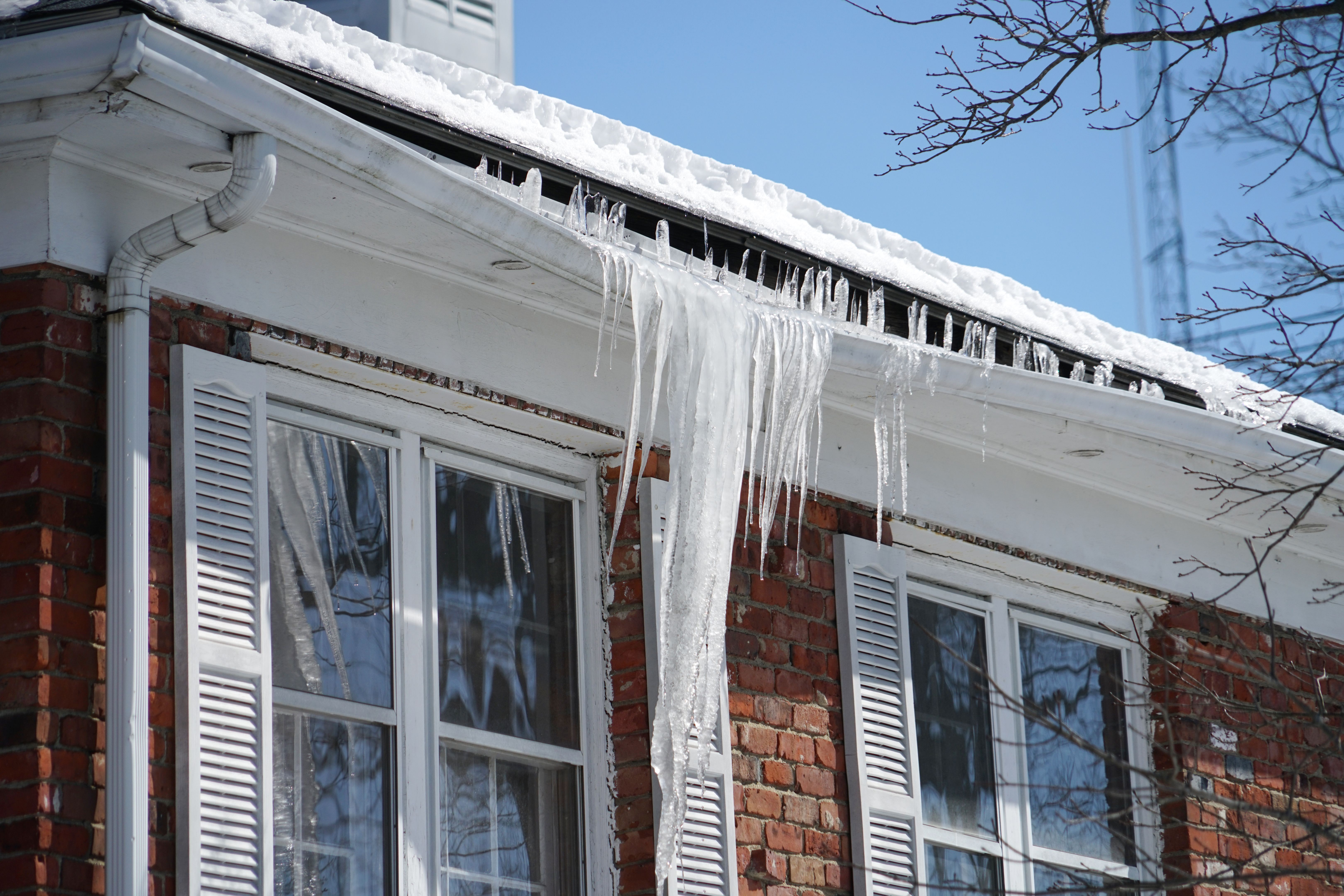 damaged gutters