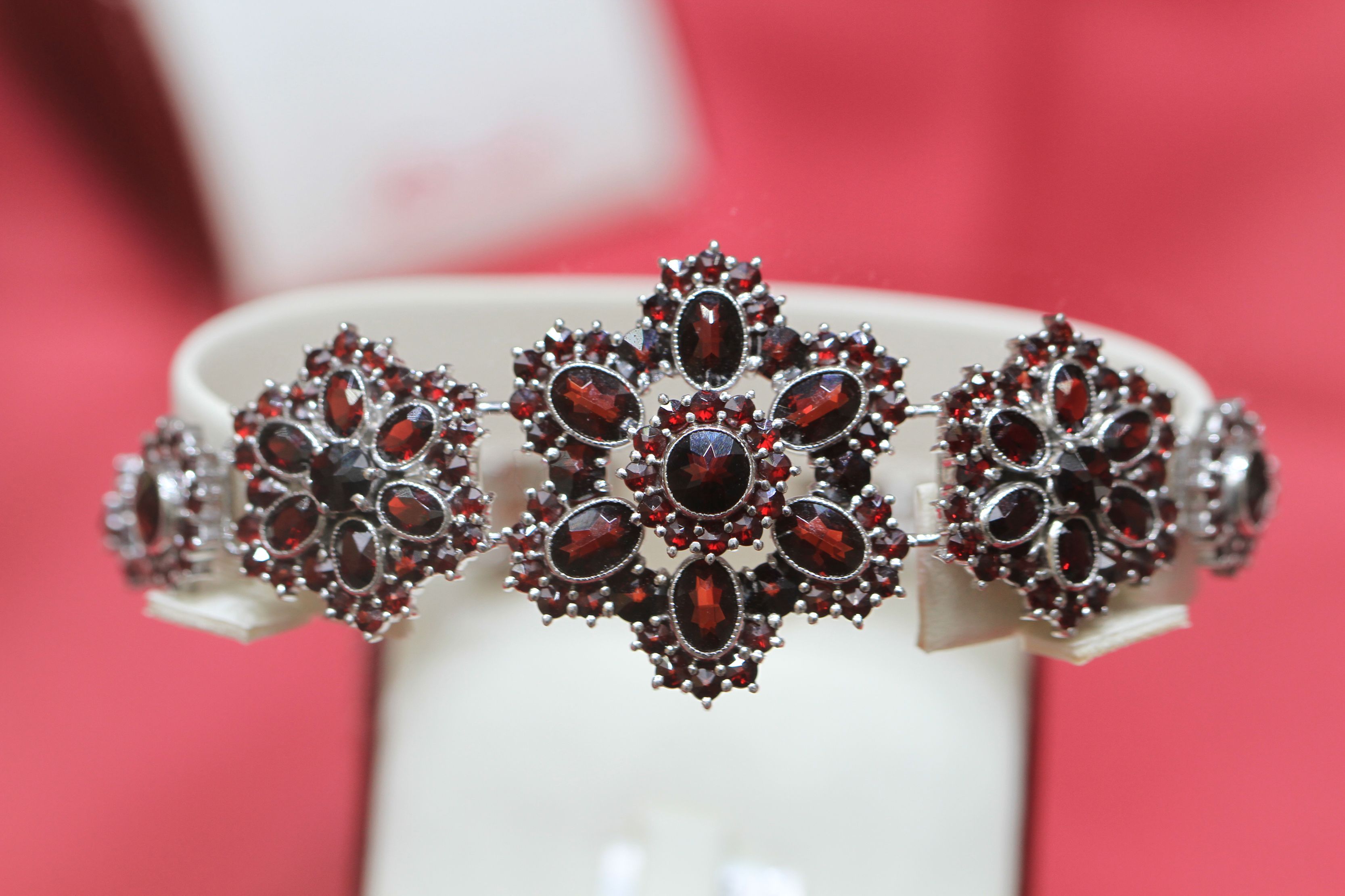 garnet earrings