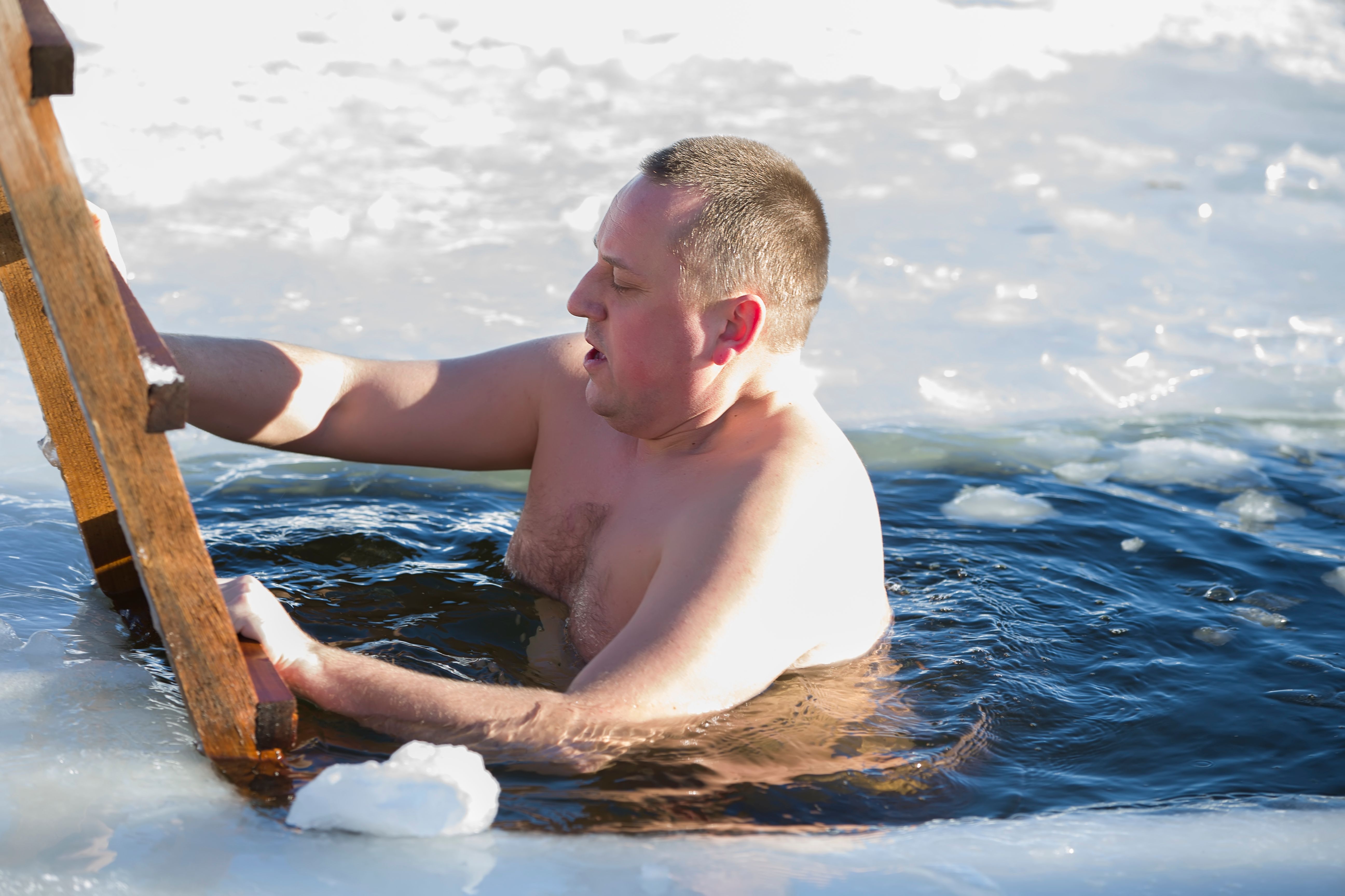 icy bath