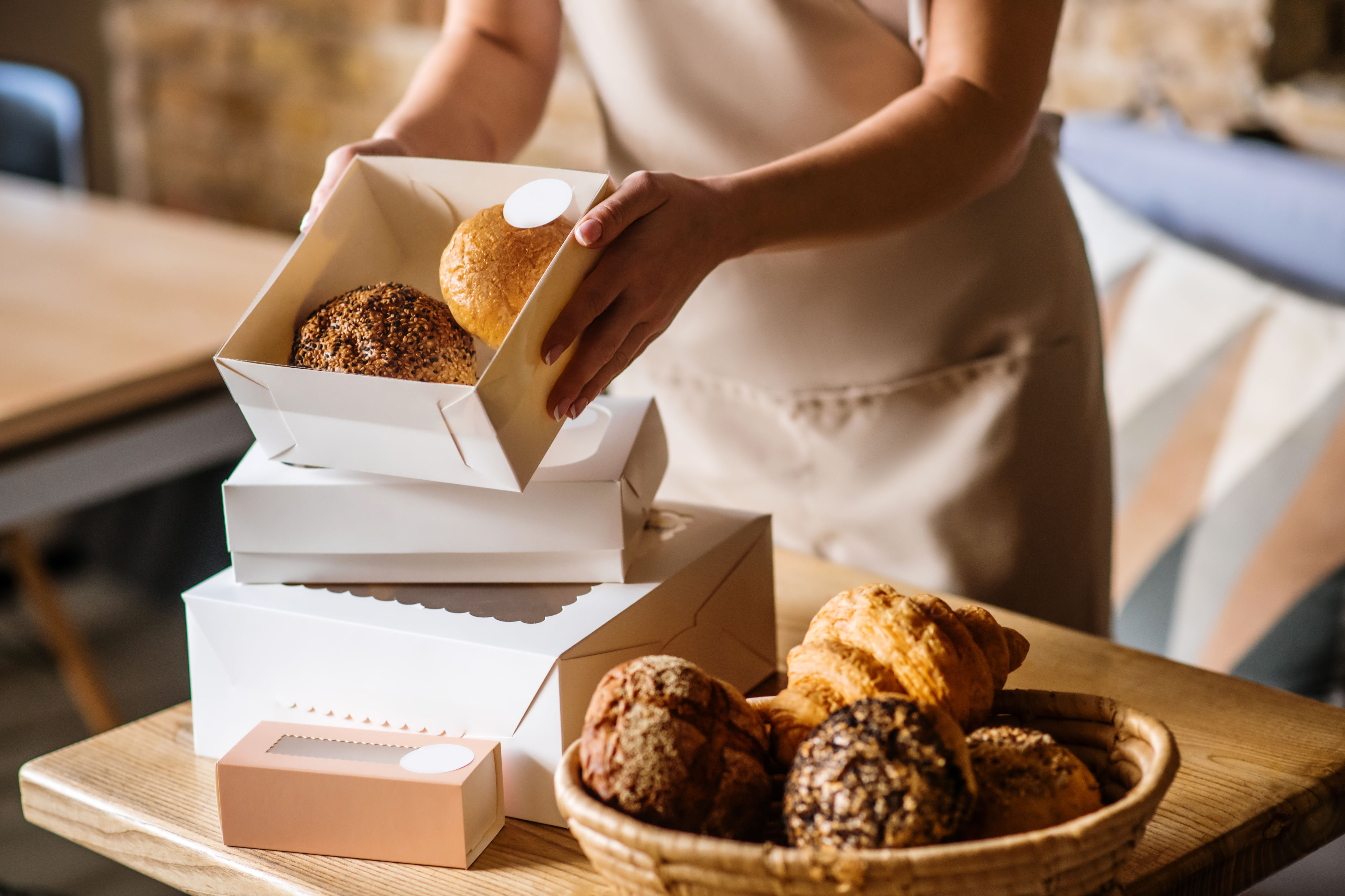 branded bakery package