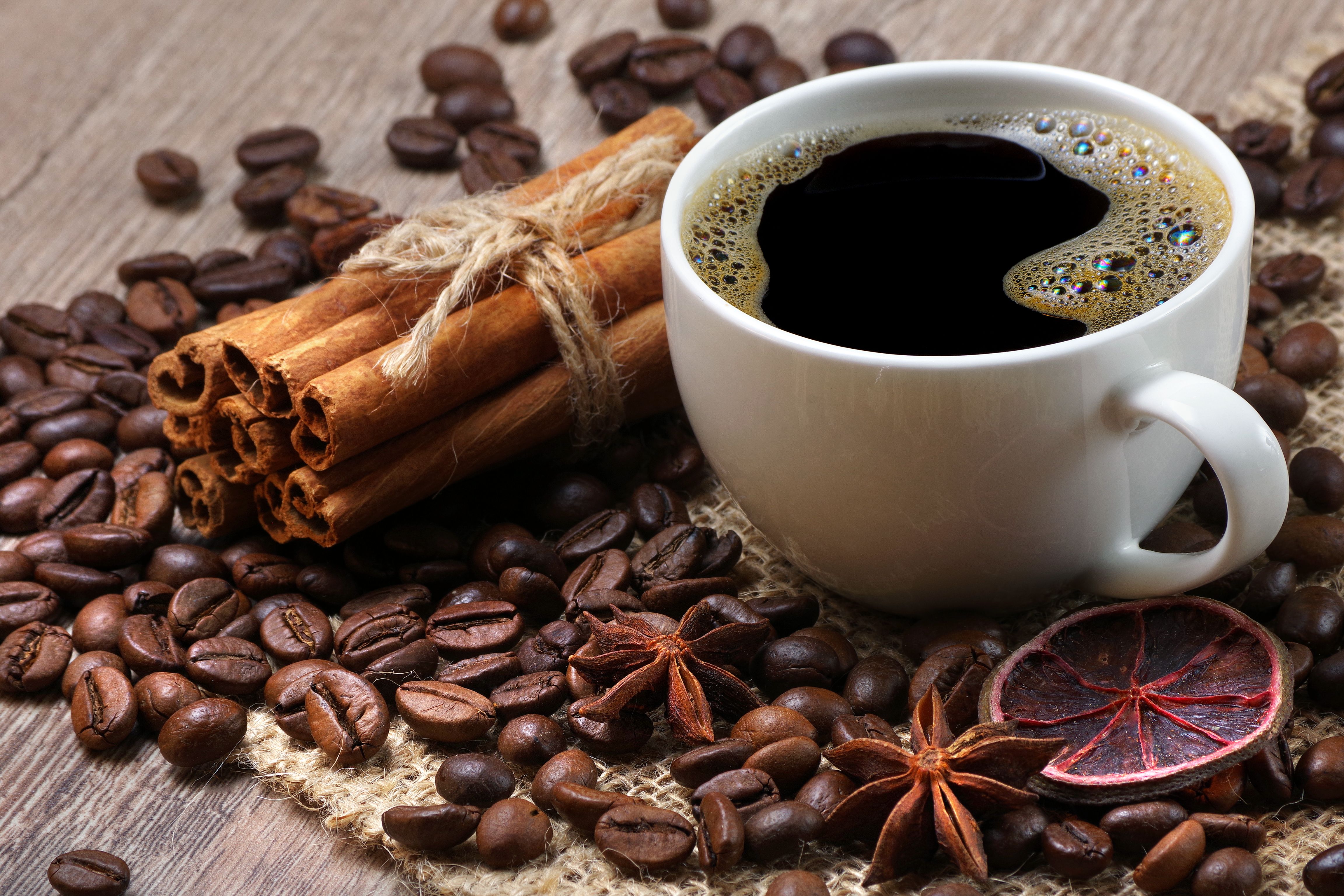 coffee with cinnamon