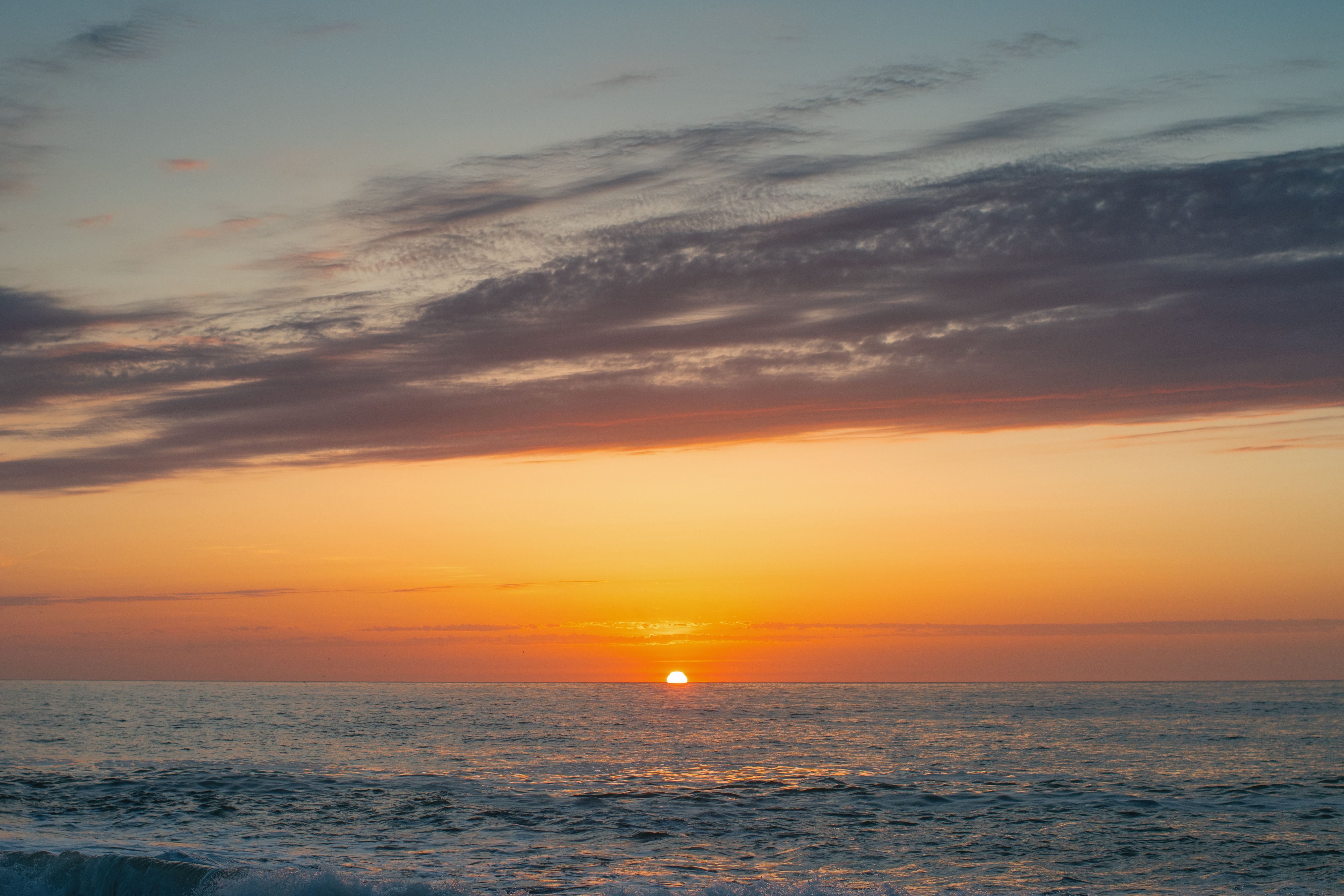 Beautiful sunset, Black Sea, Georgia, Caucasus