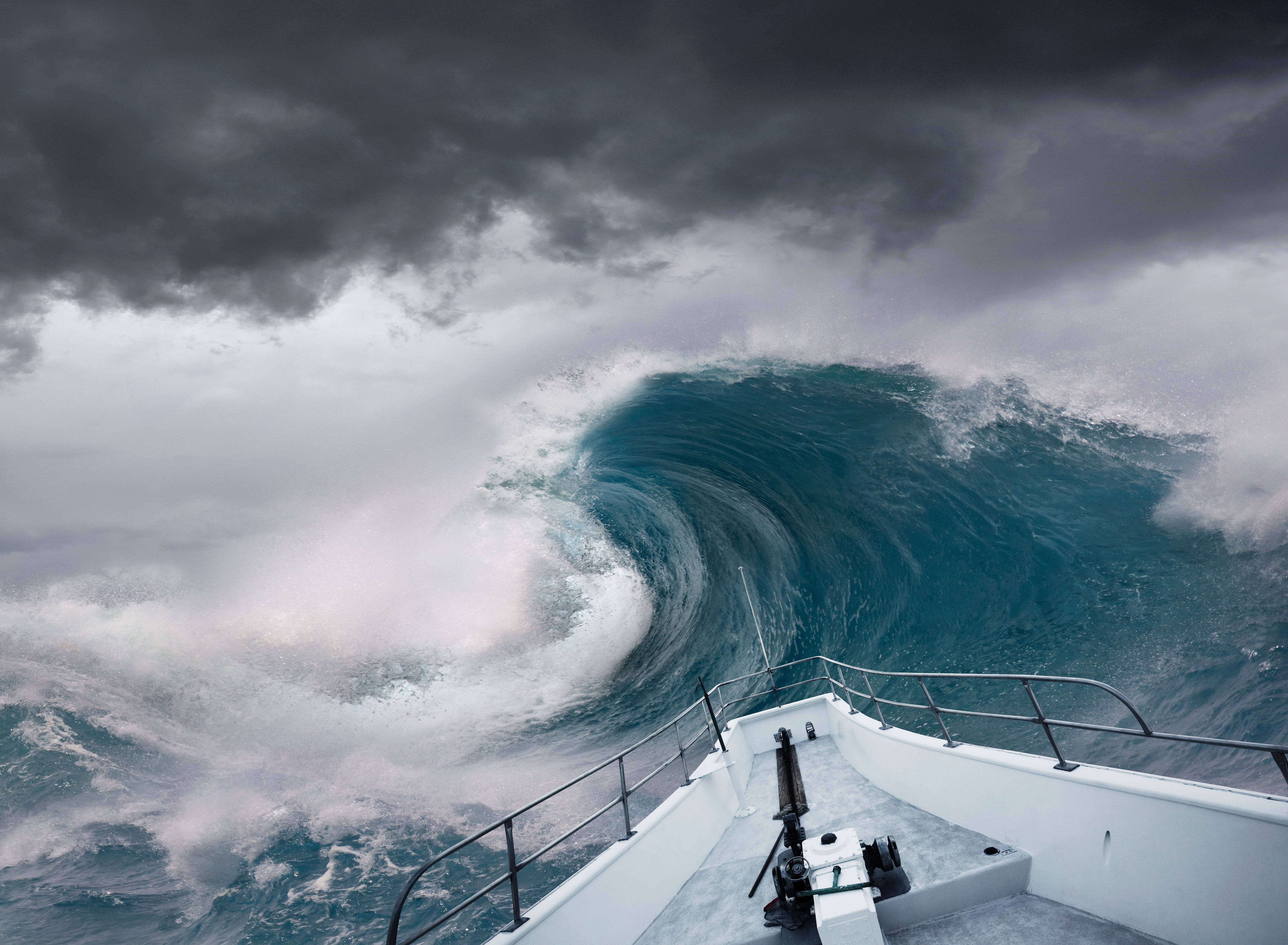 stormy ocean