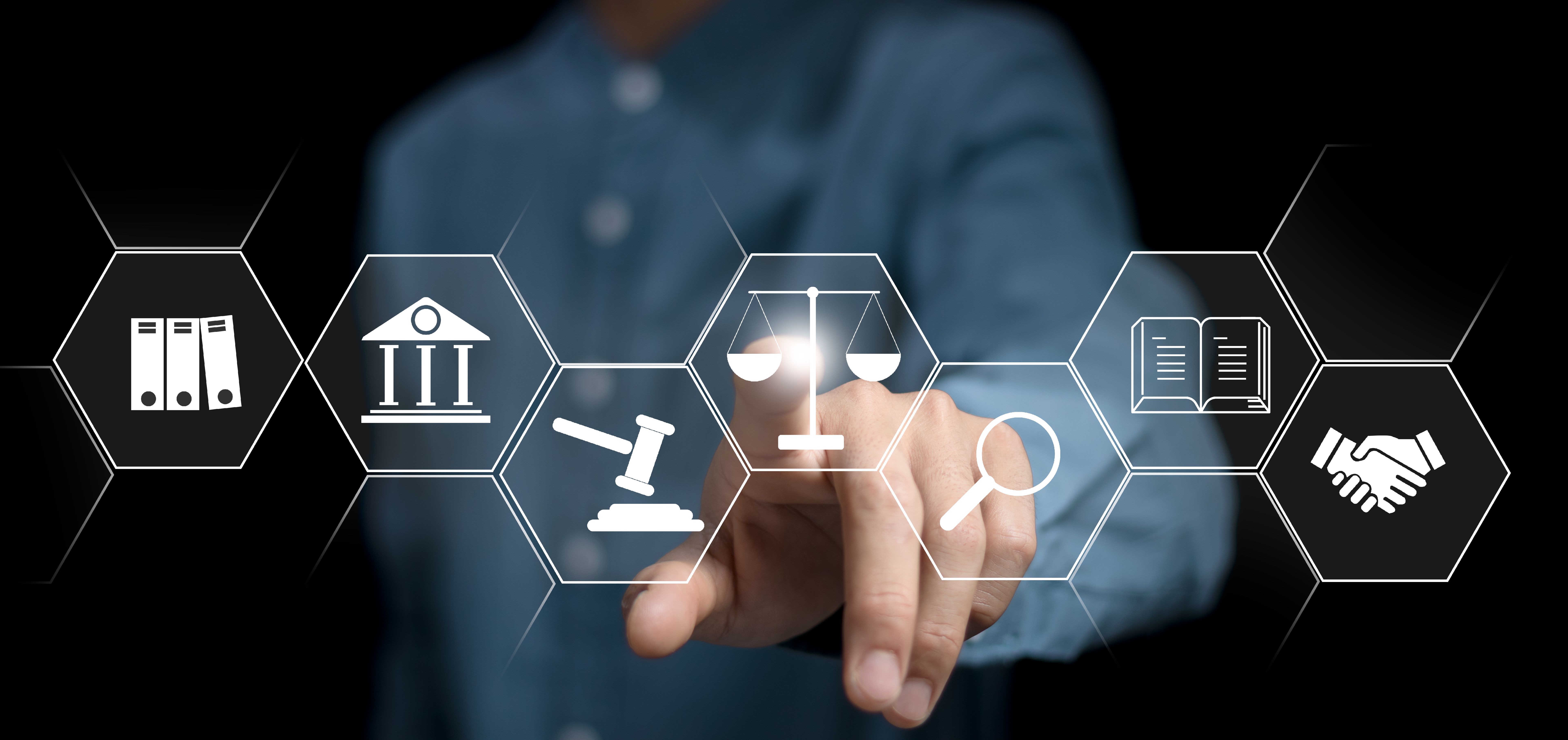 Law concept. Legal advice for business, Labor Law, lawyer, legal rights icons button on virtual touchscreen interface, Legal advisor, Smart law, Labor compliance,