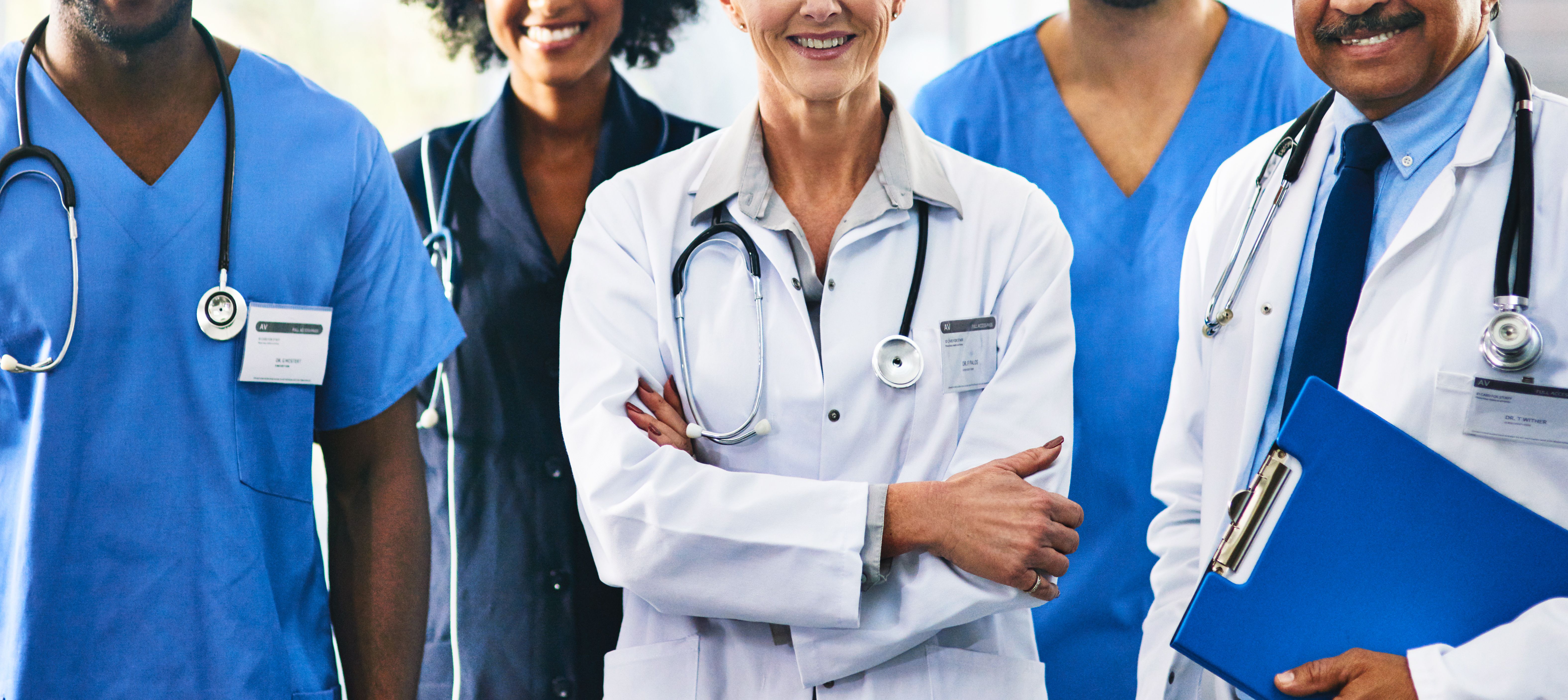 diverse medical team