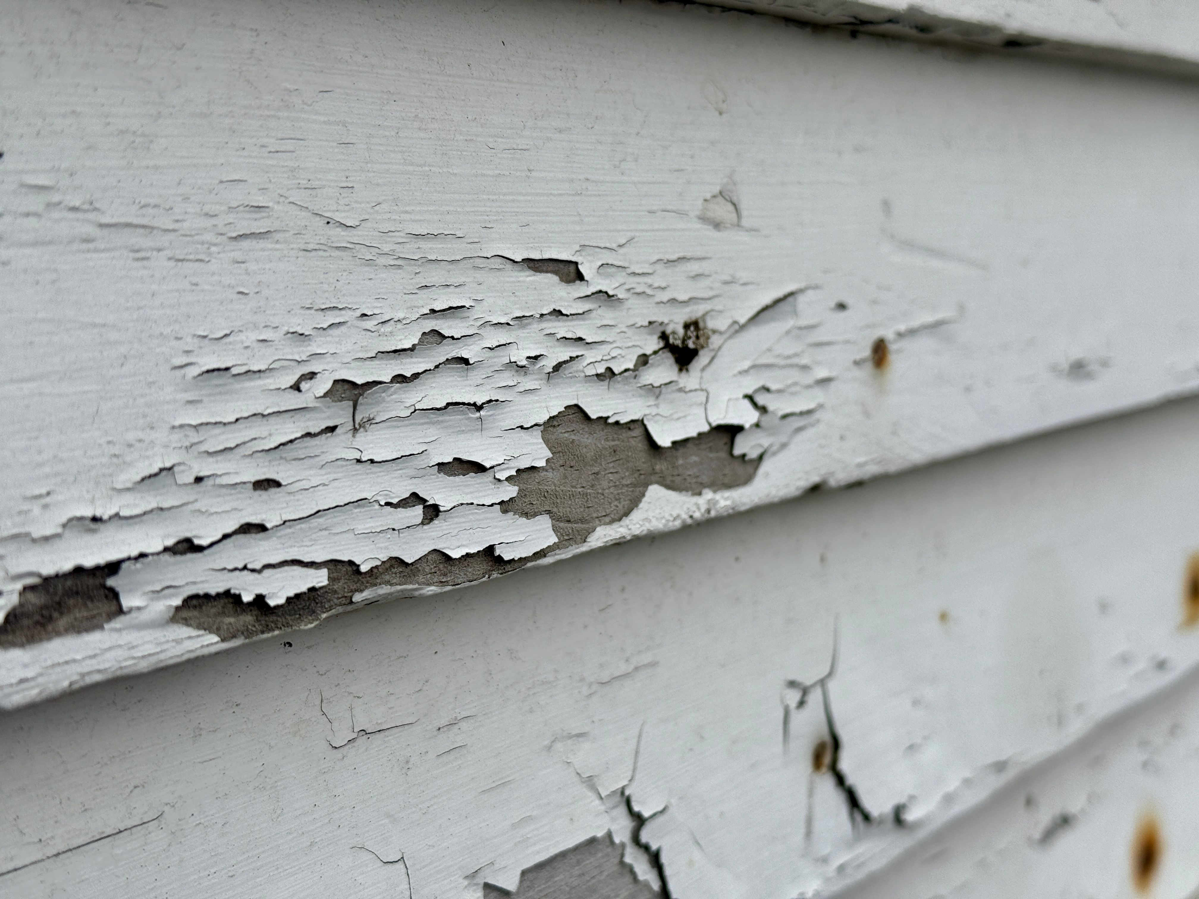 Flaking lead based paint - home renovation - lead abatement