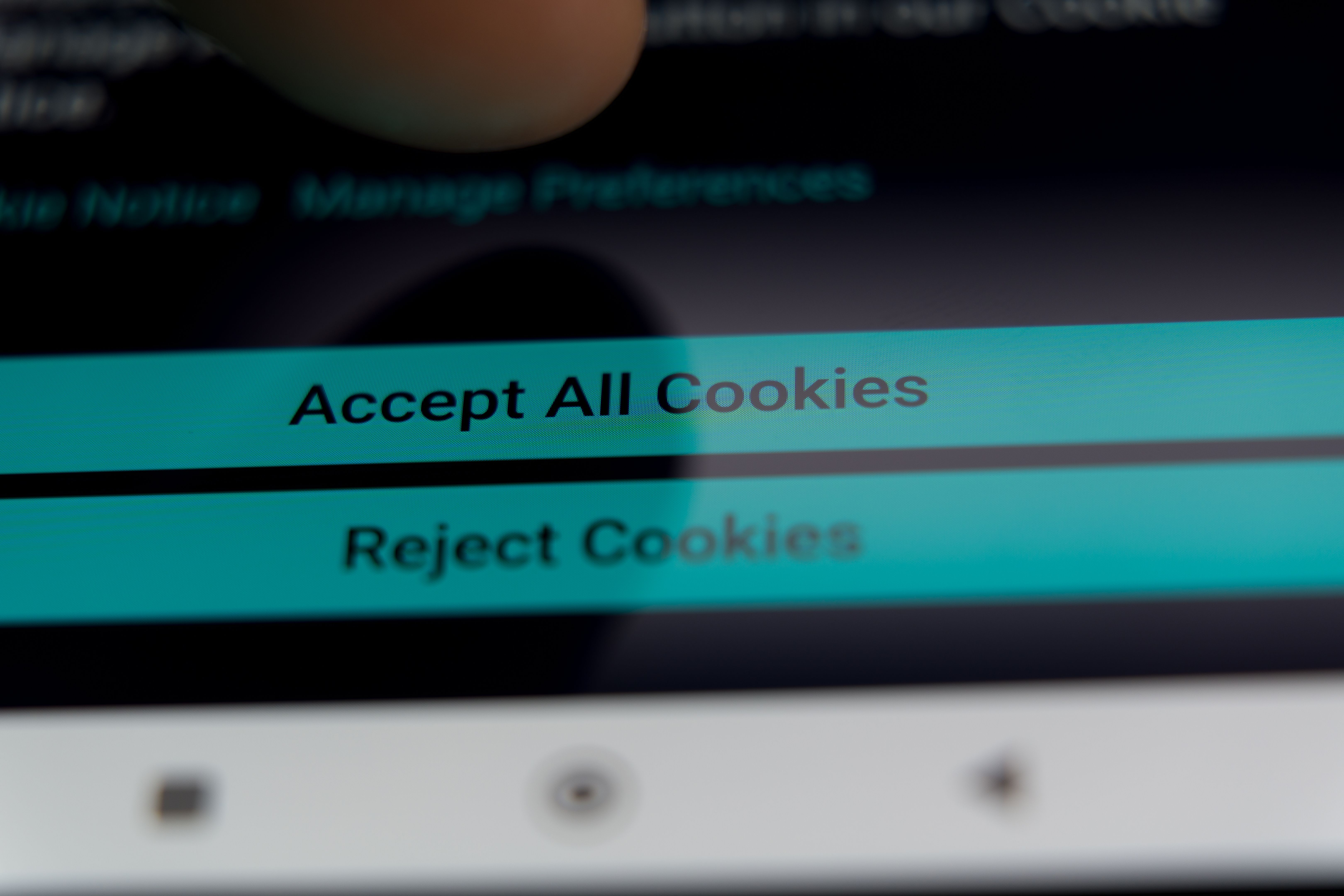 cookie consent banner