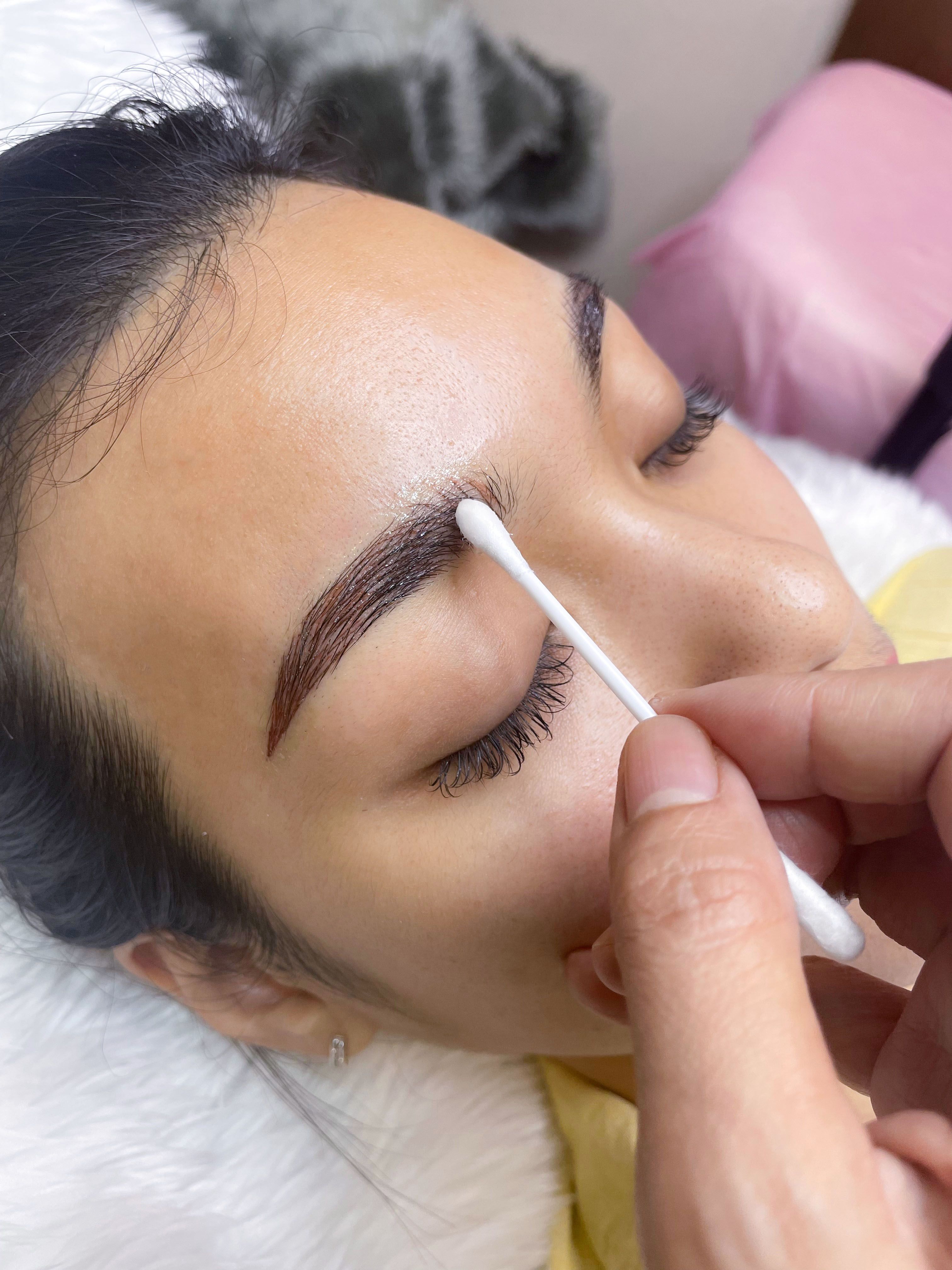 eyebrow aftercare