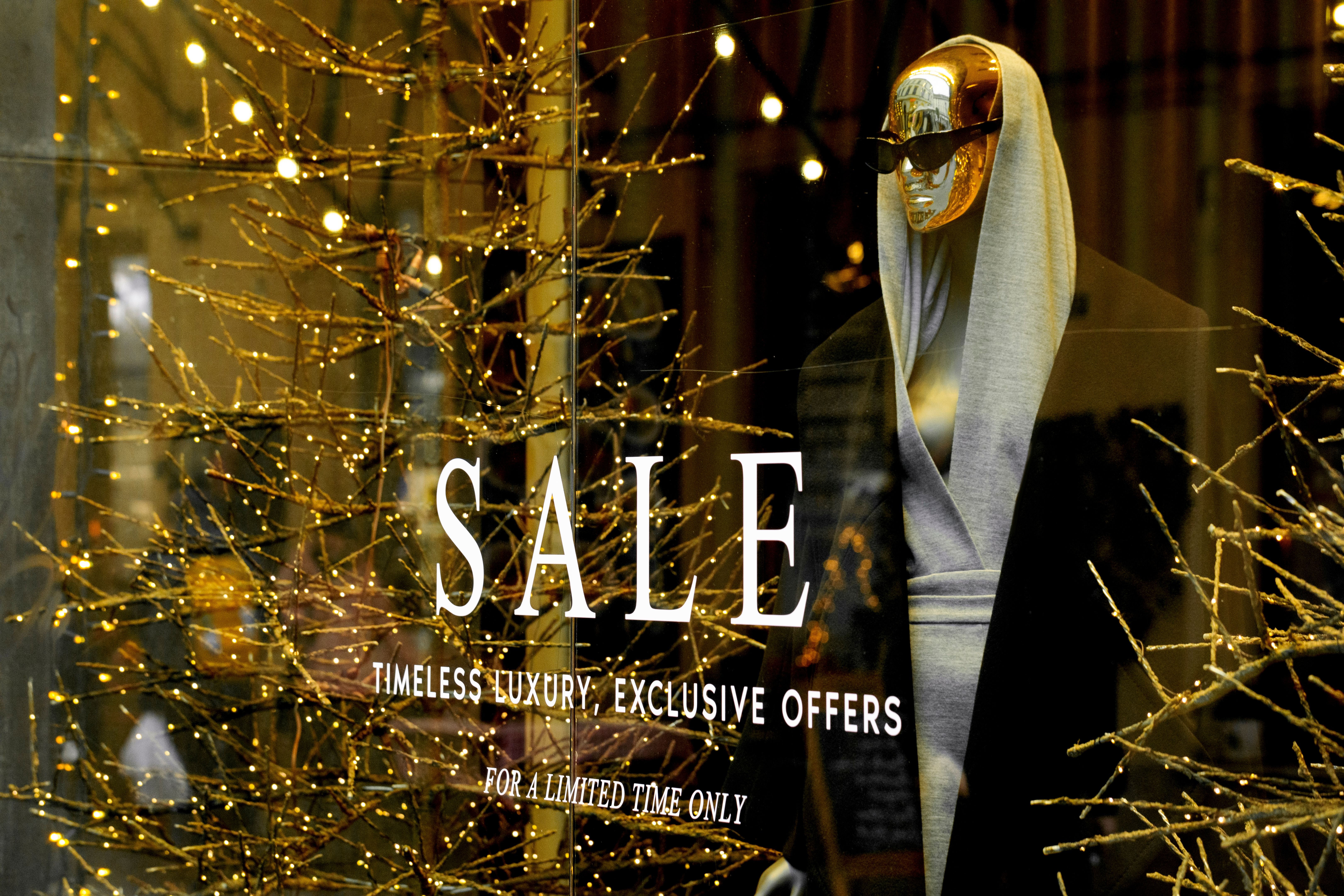 seasonal sale display