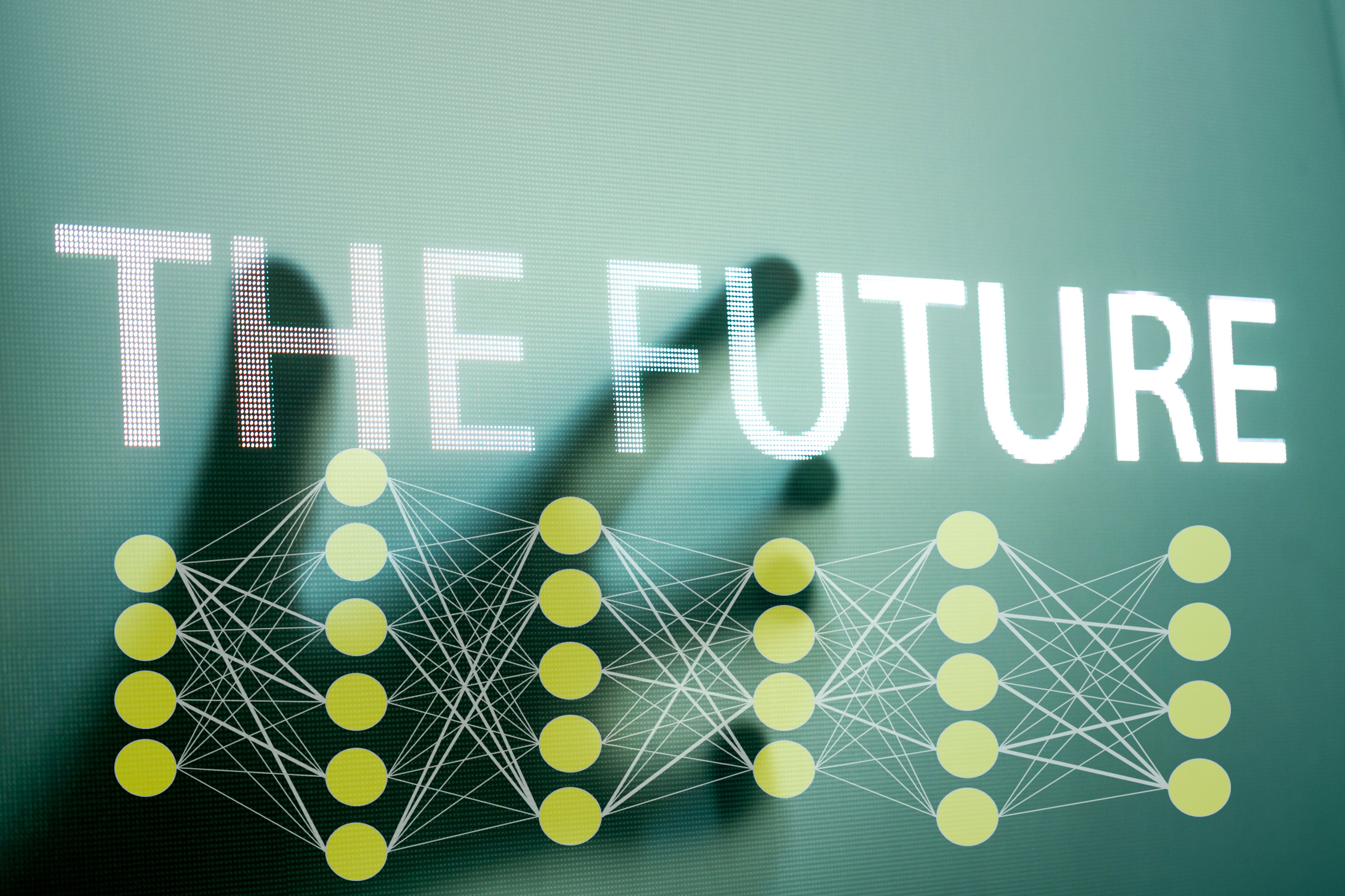 neural network with the future in the screen touch by hand