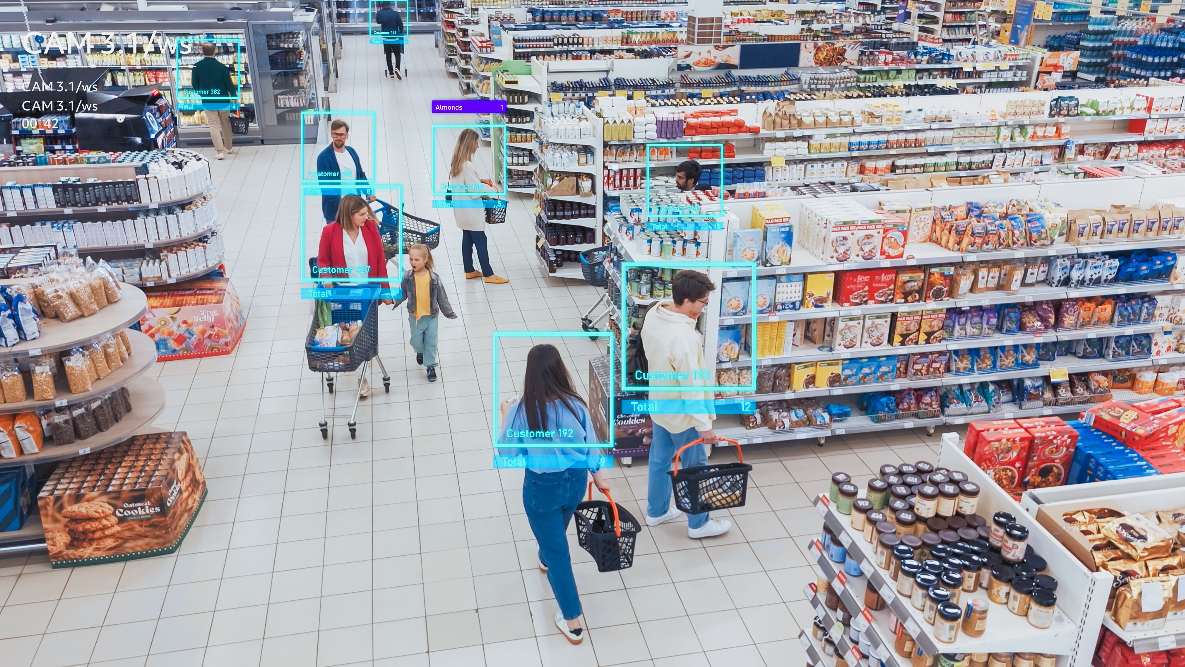 customers shopping