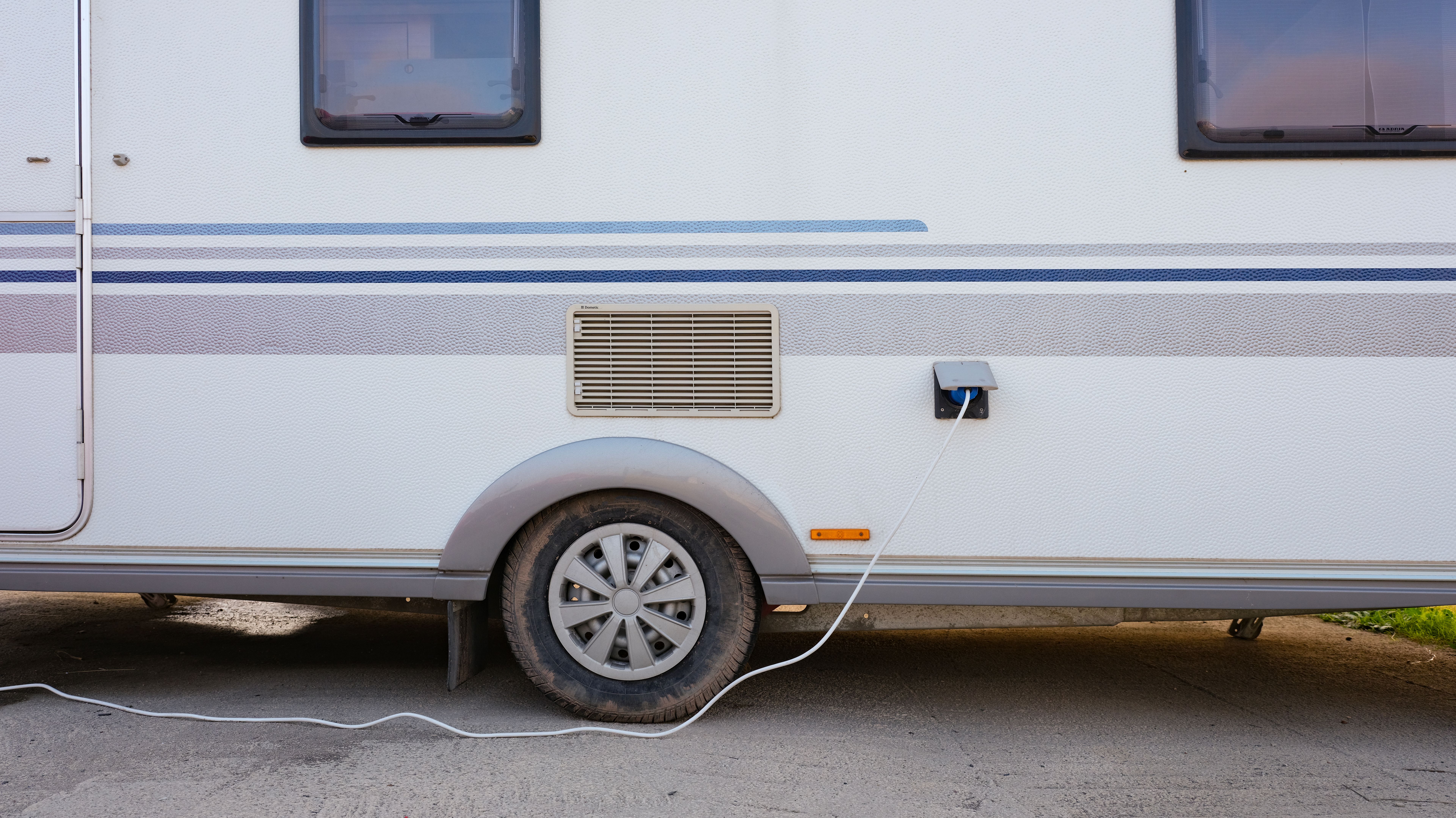 Industrial electrical box for caravan