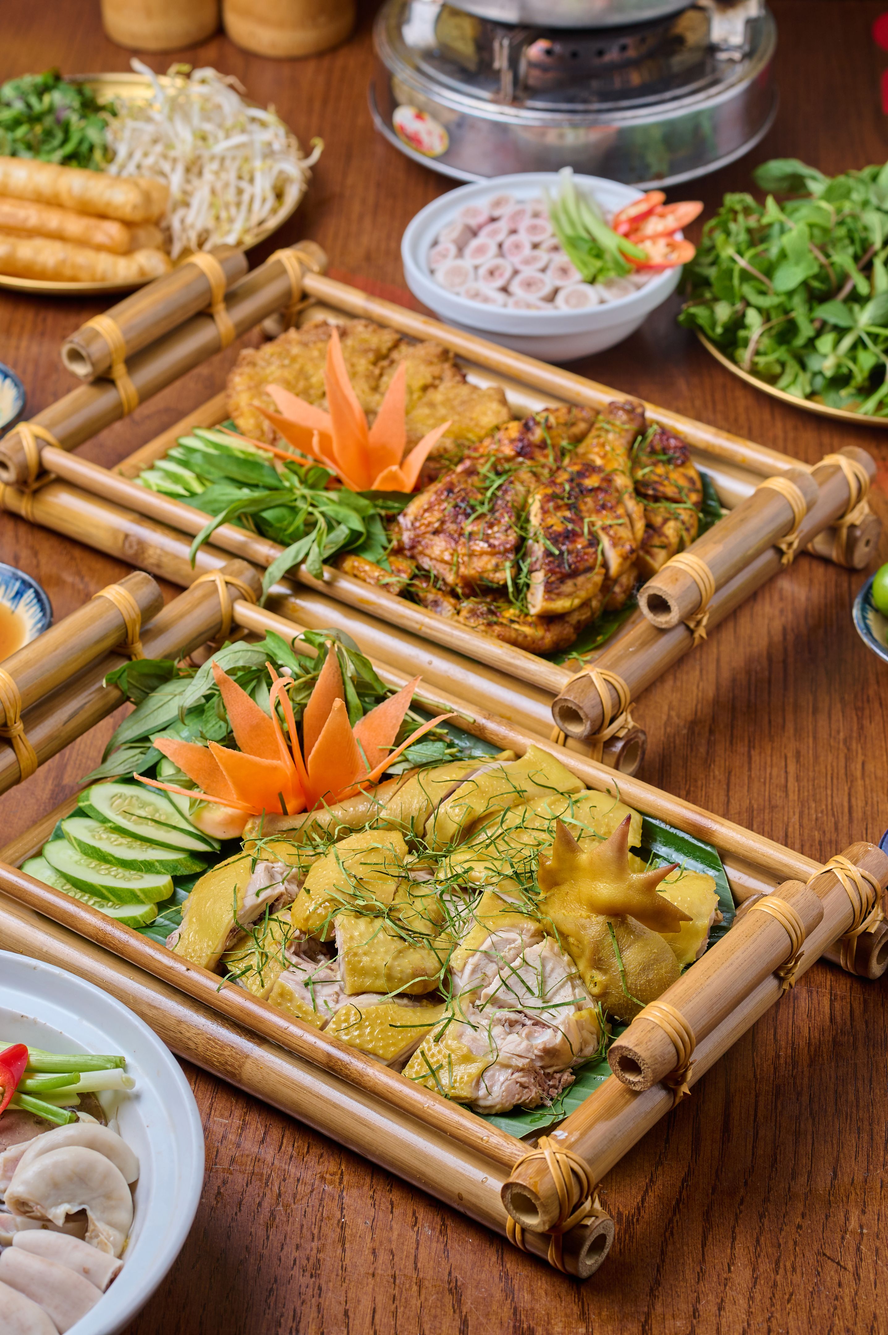 vienamese chicken grilled and boil