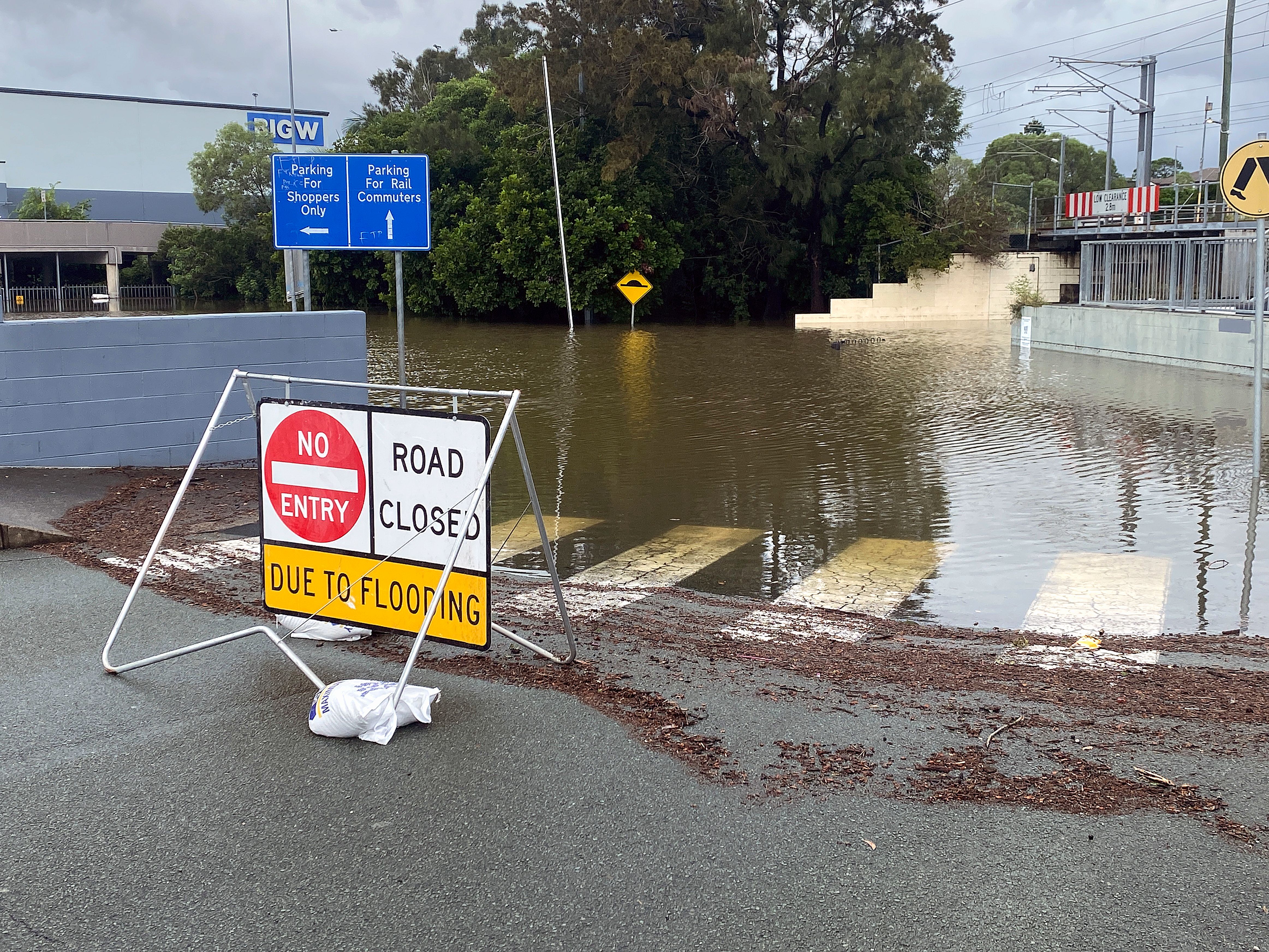 flooded street