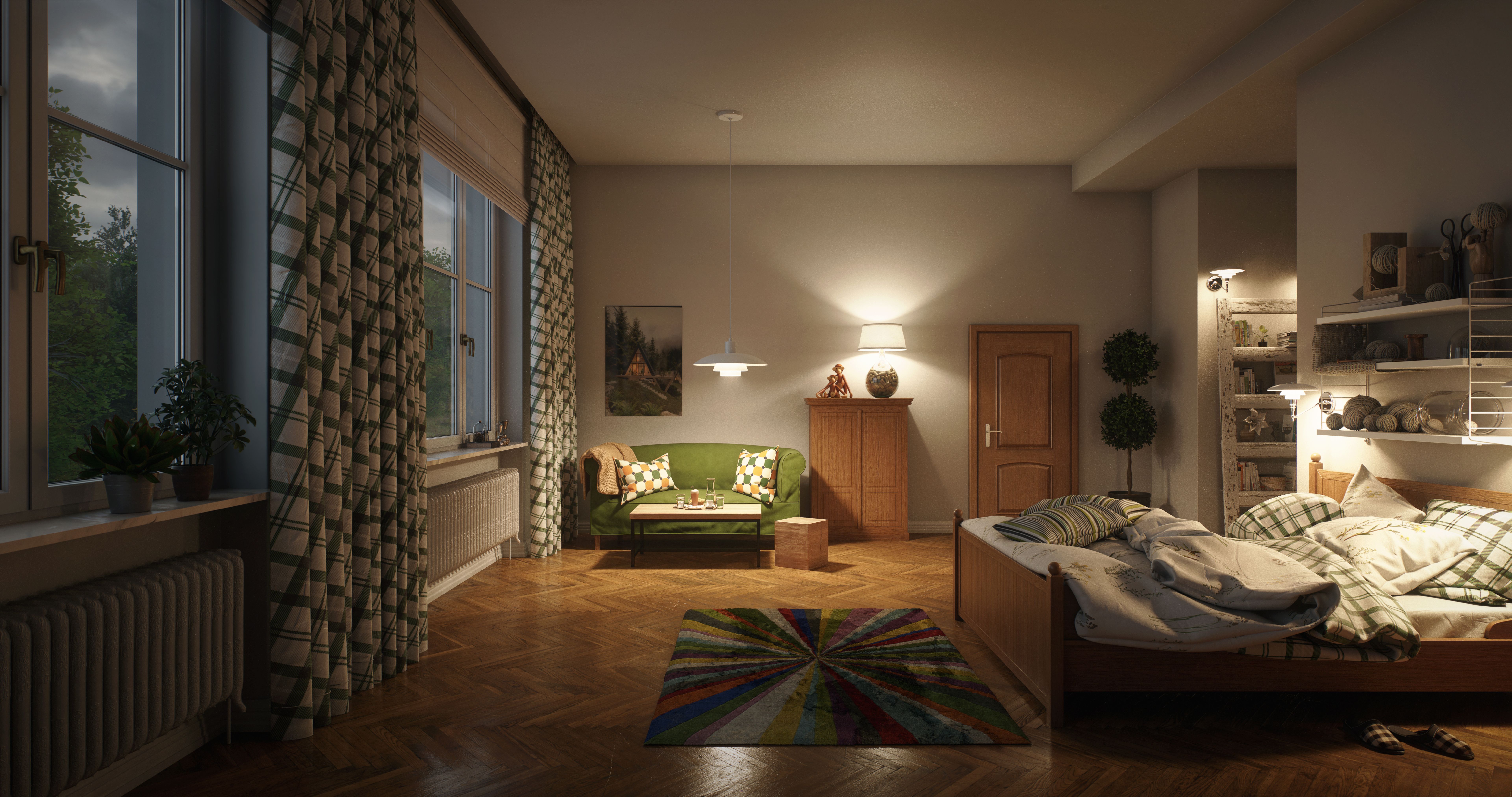 indoor plants bedroom