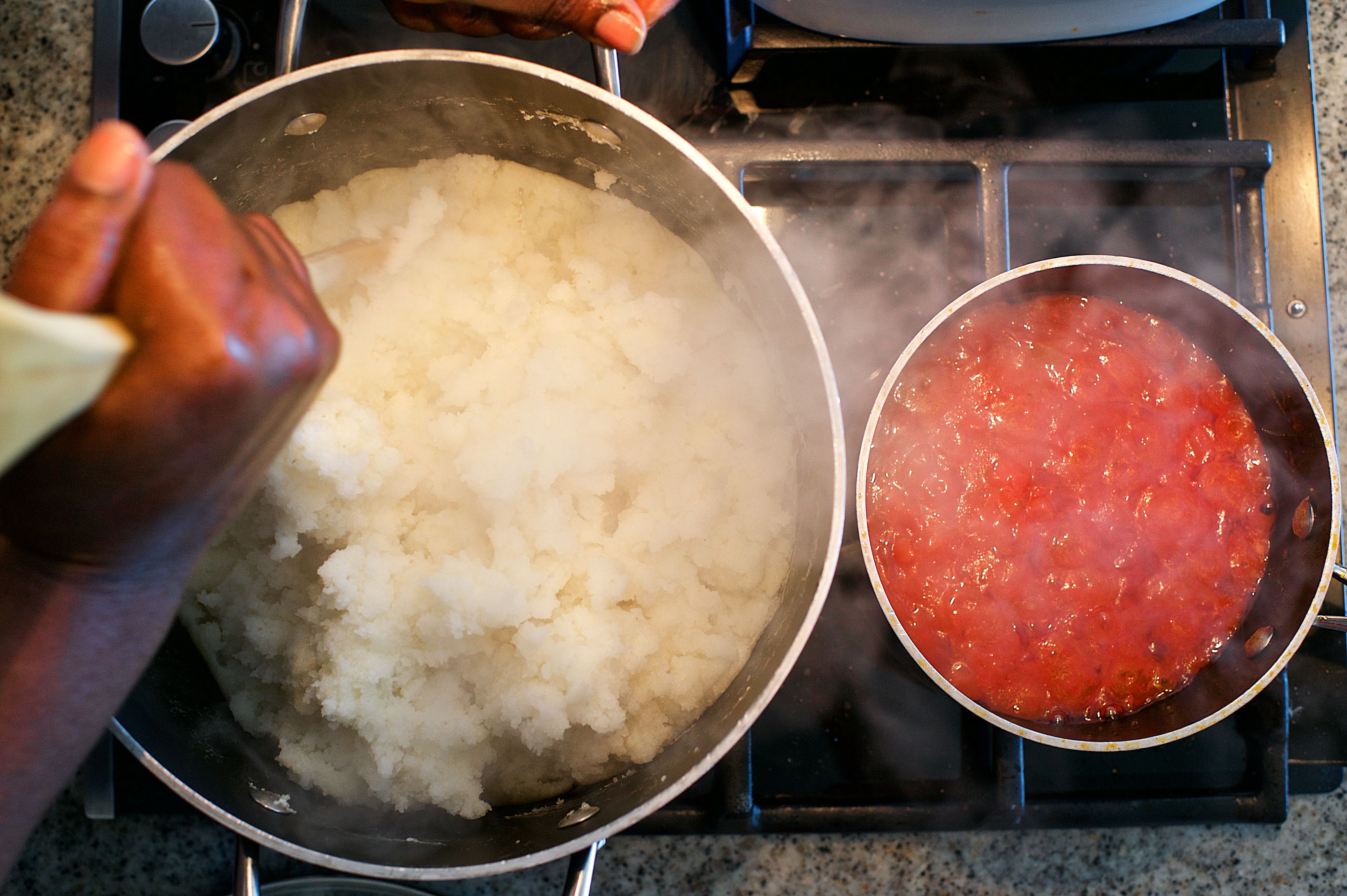 Pap in Sub - Lesotho Cuisine