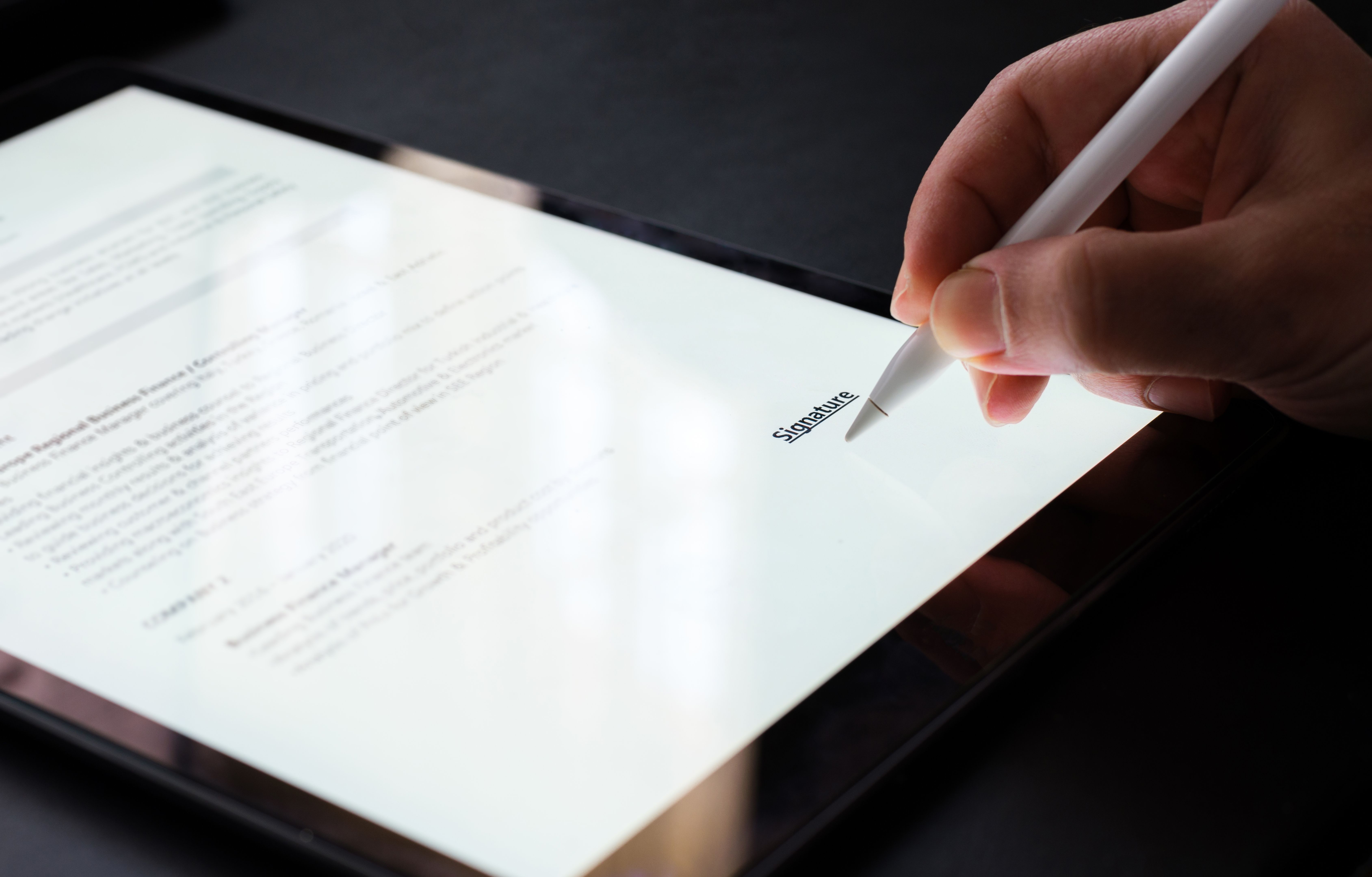 document signing