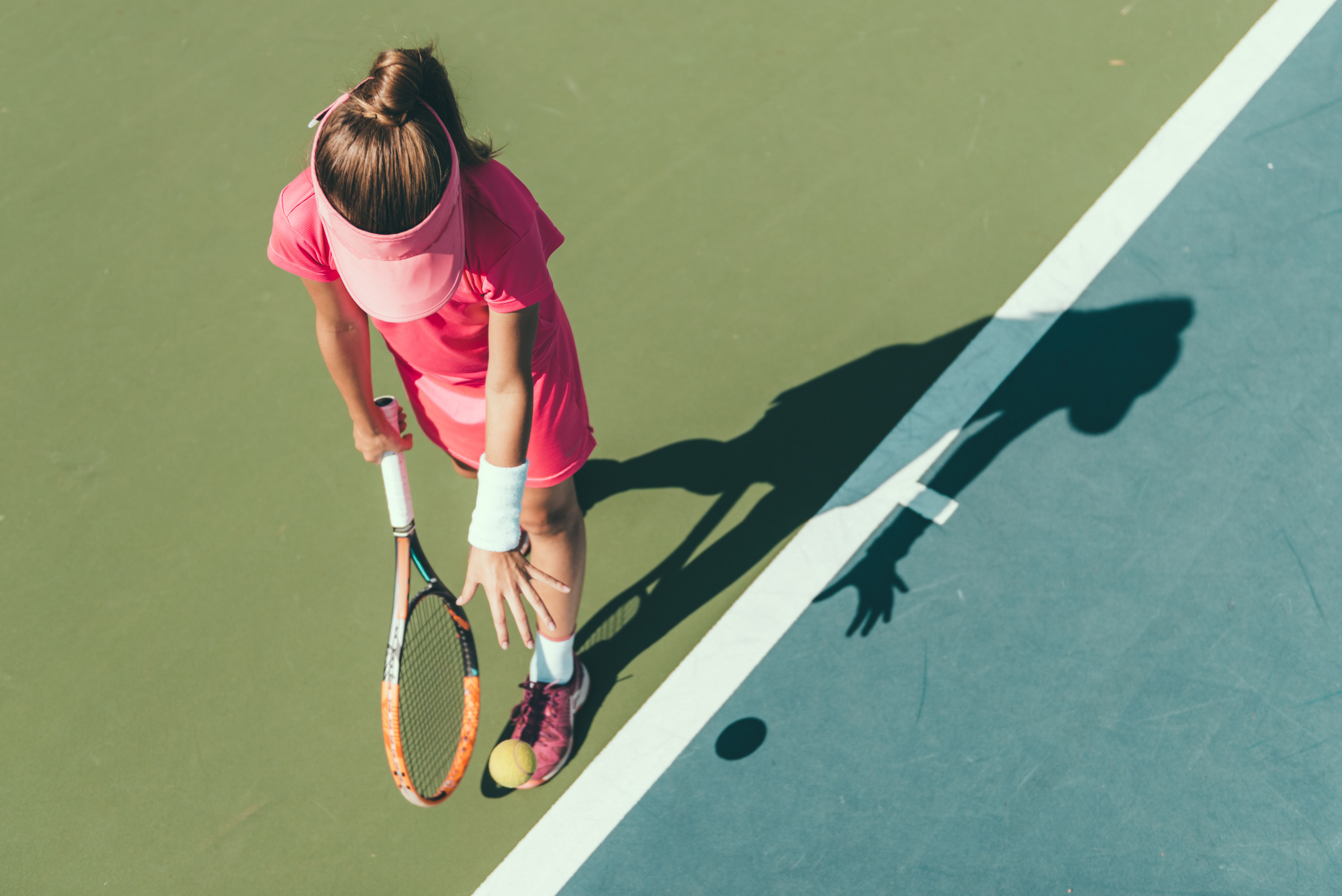girl playing sports