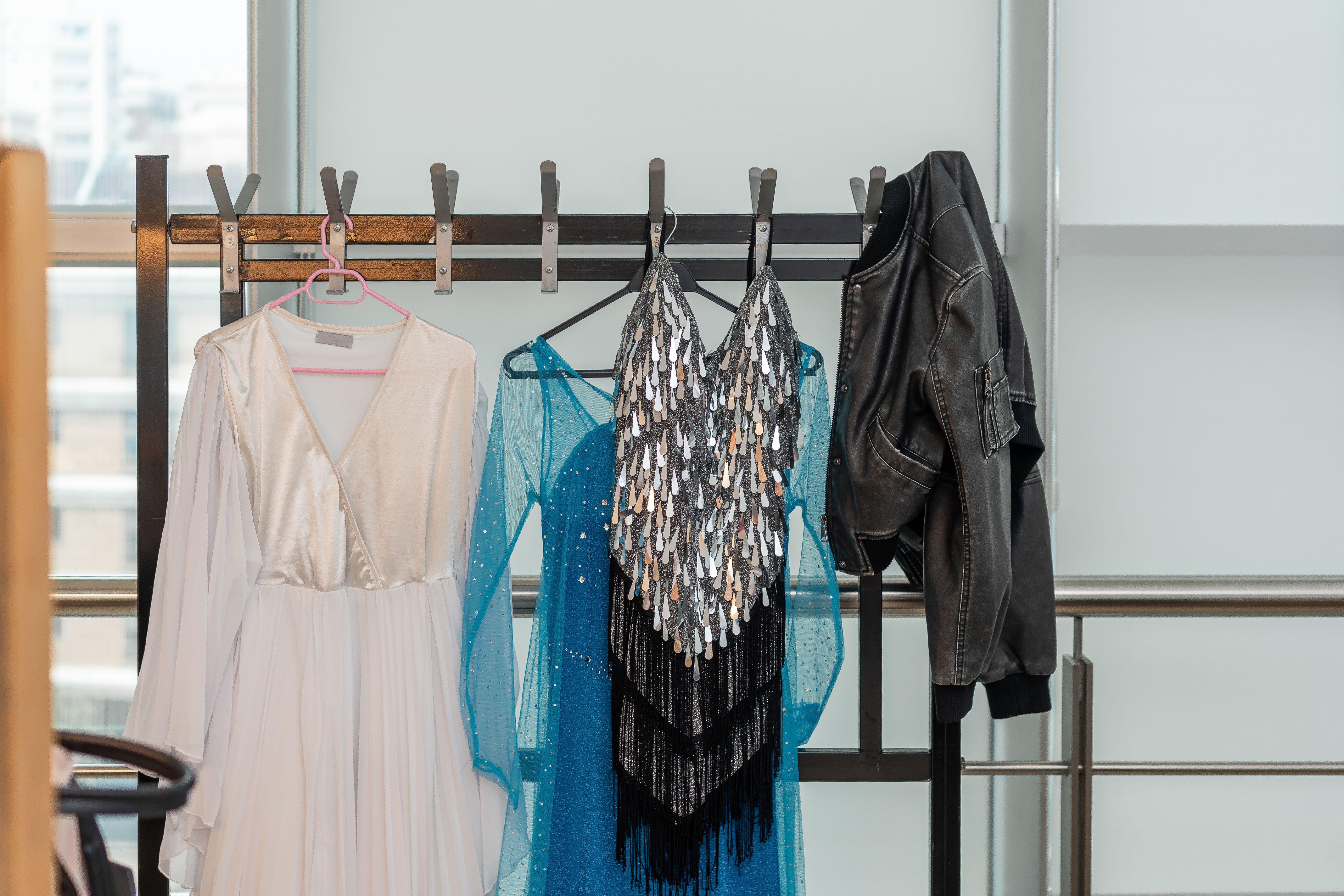 variety of leather jackets