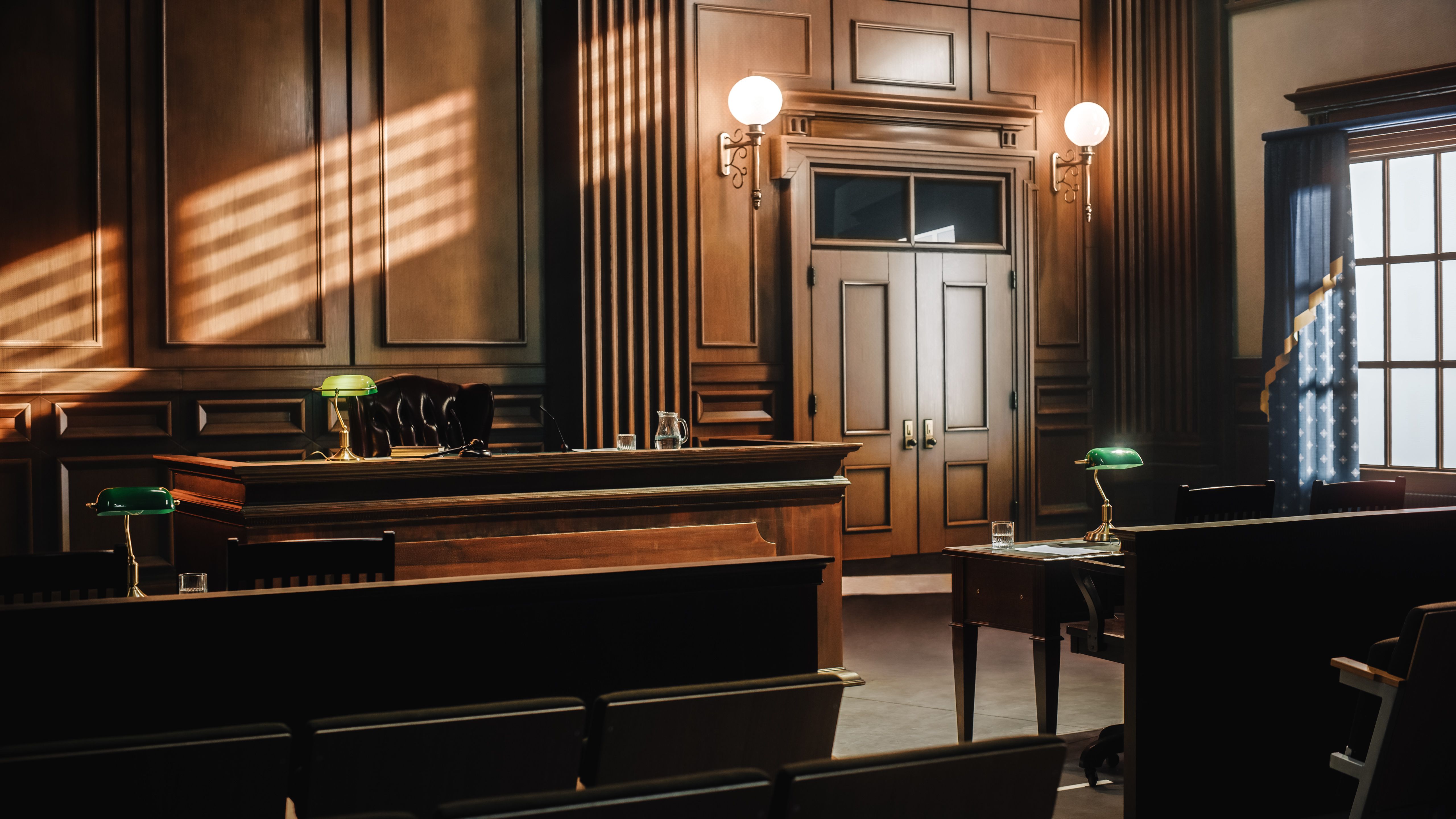 courtroom setting
