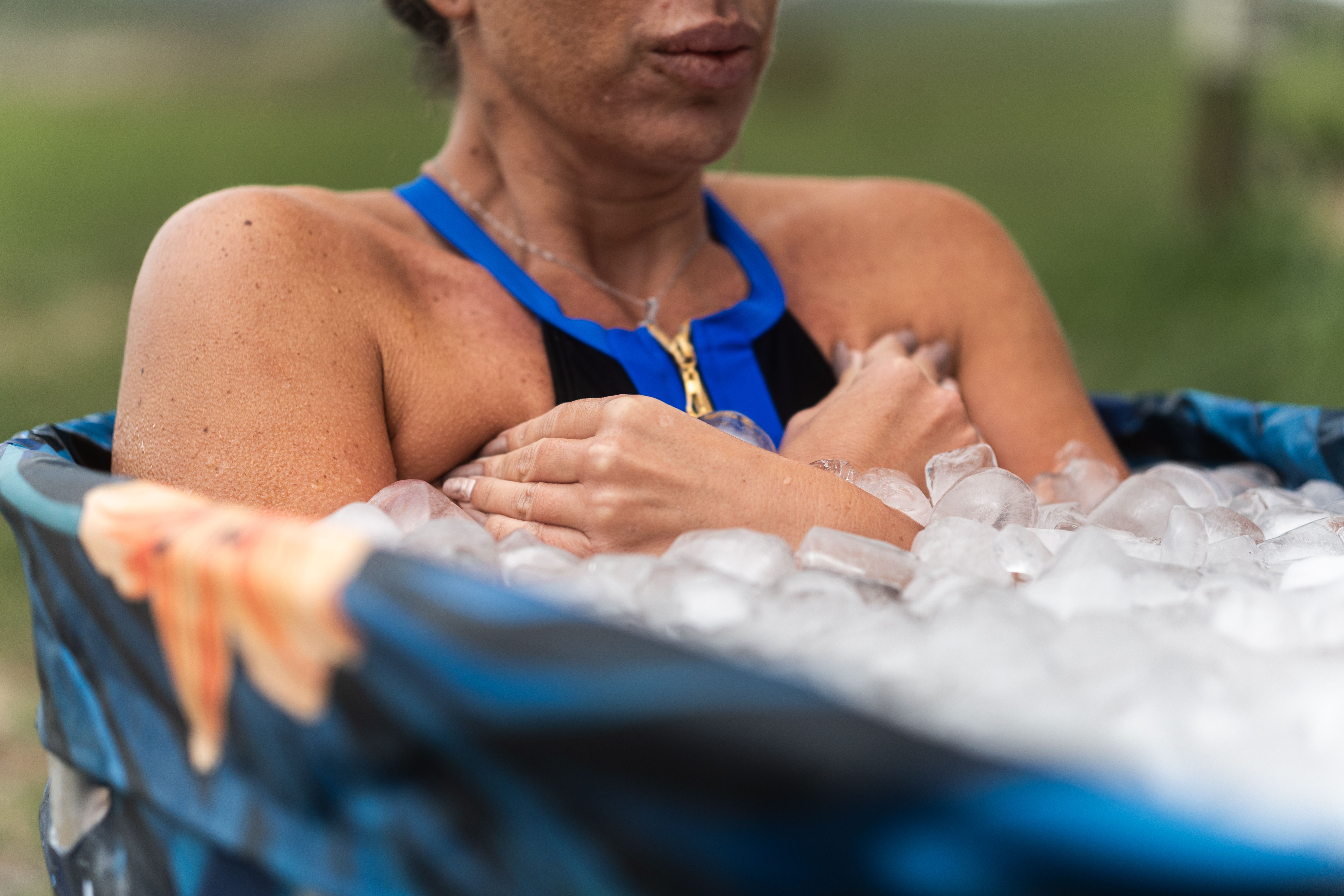 athlete ice bath