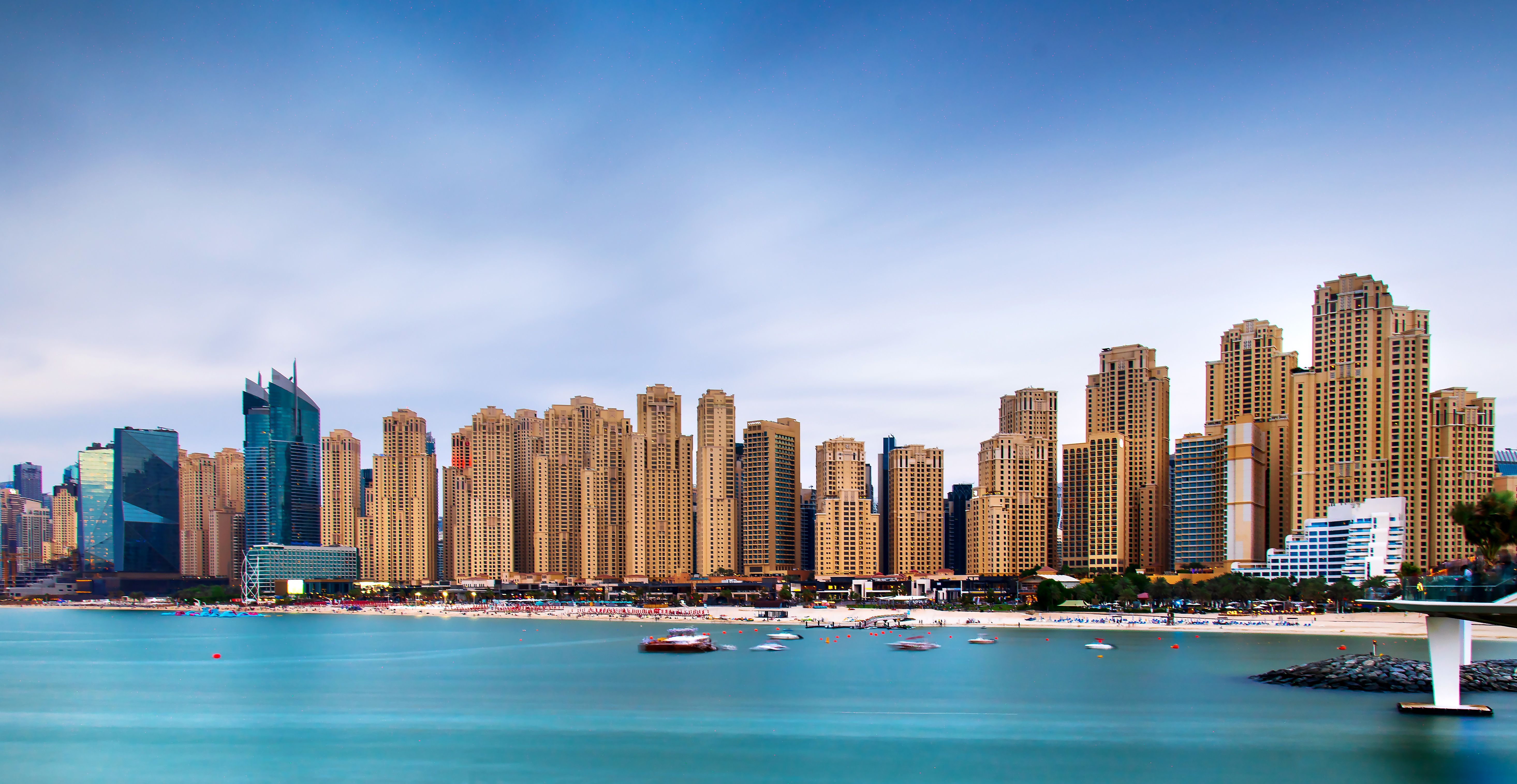 JBR, Jumeirah Beach Residence popular travel spot in Dubai