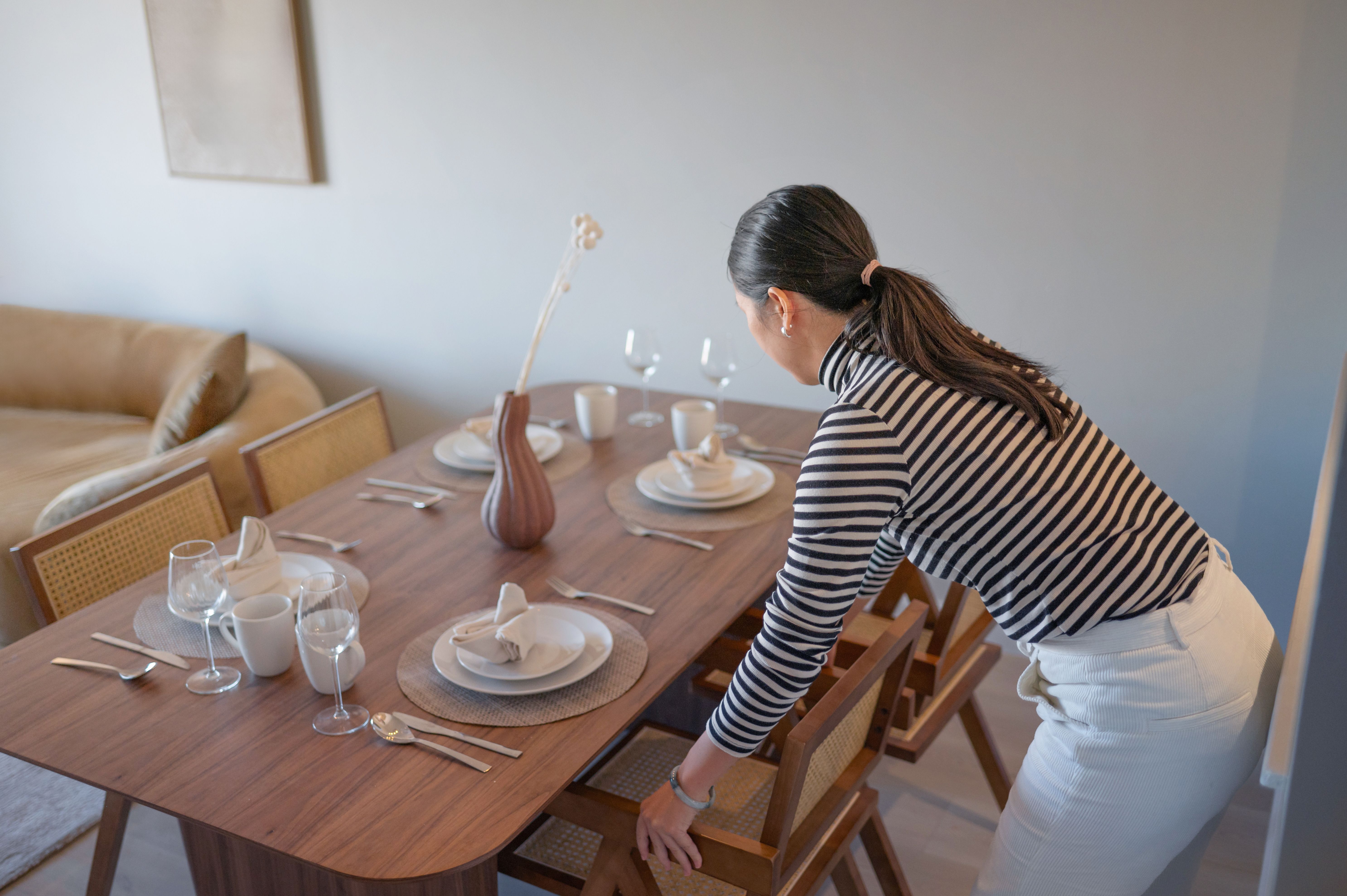 wooden dining chairs