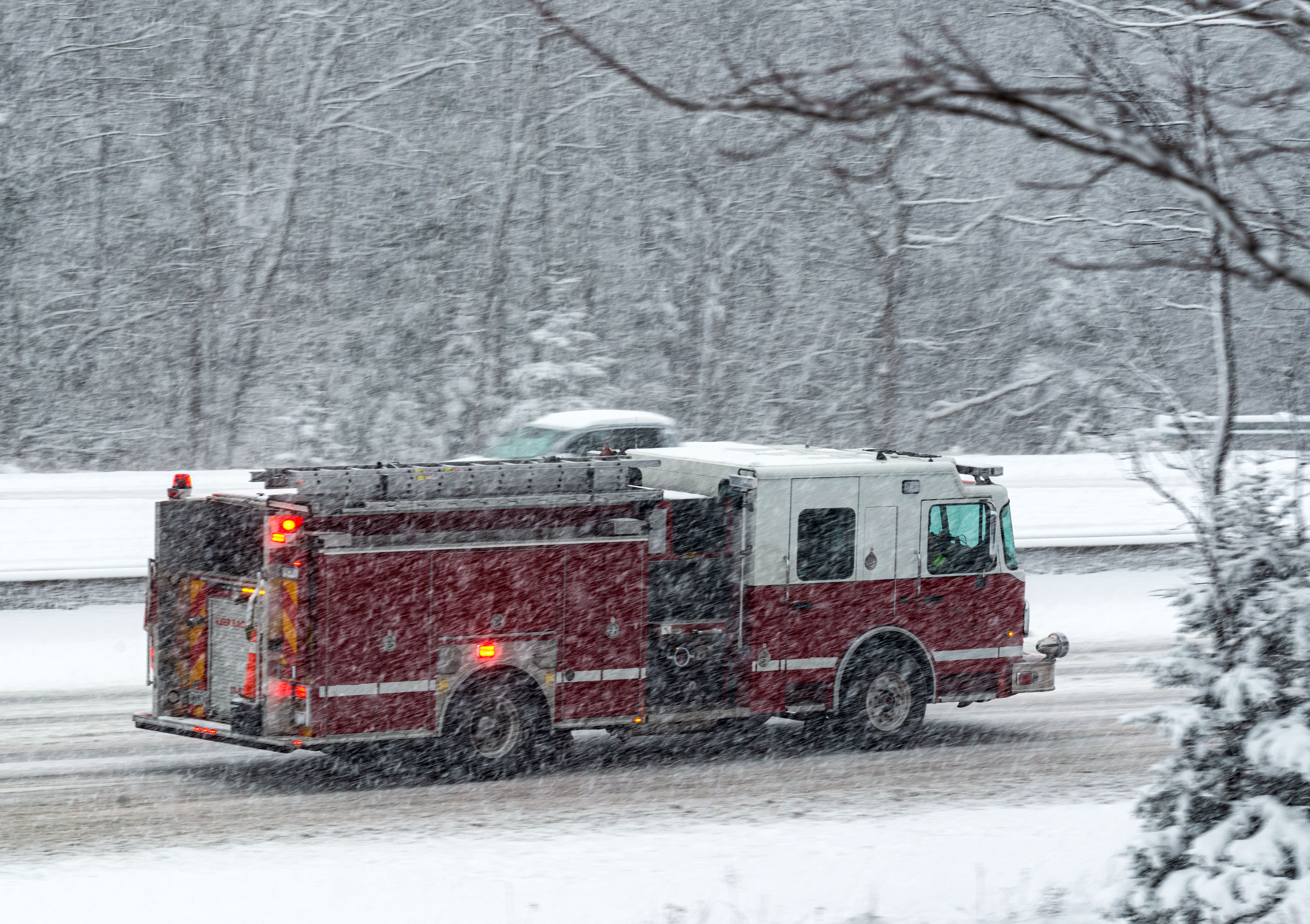 firetruck snow