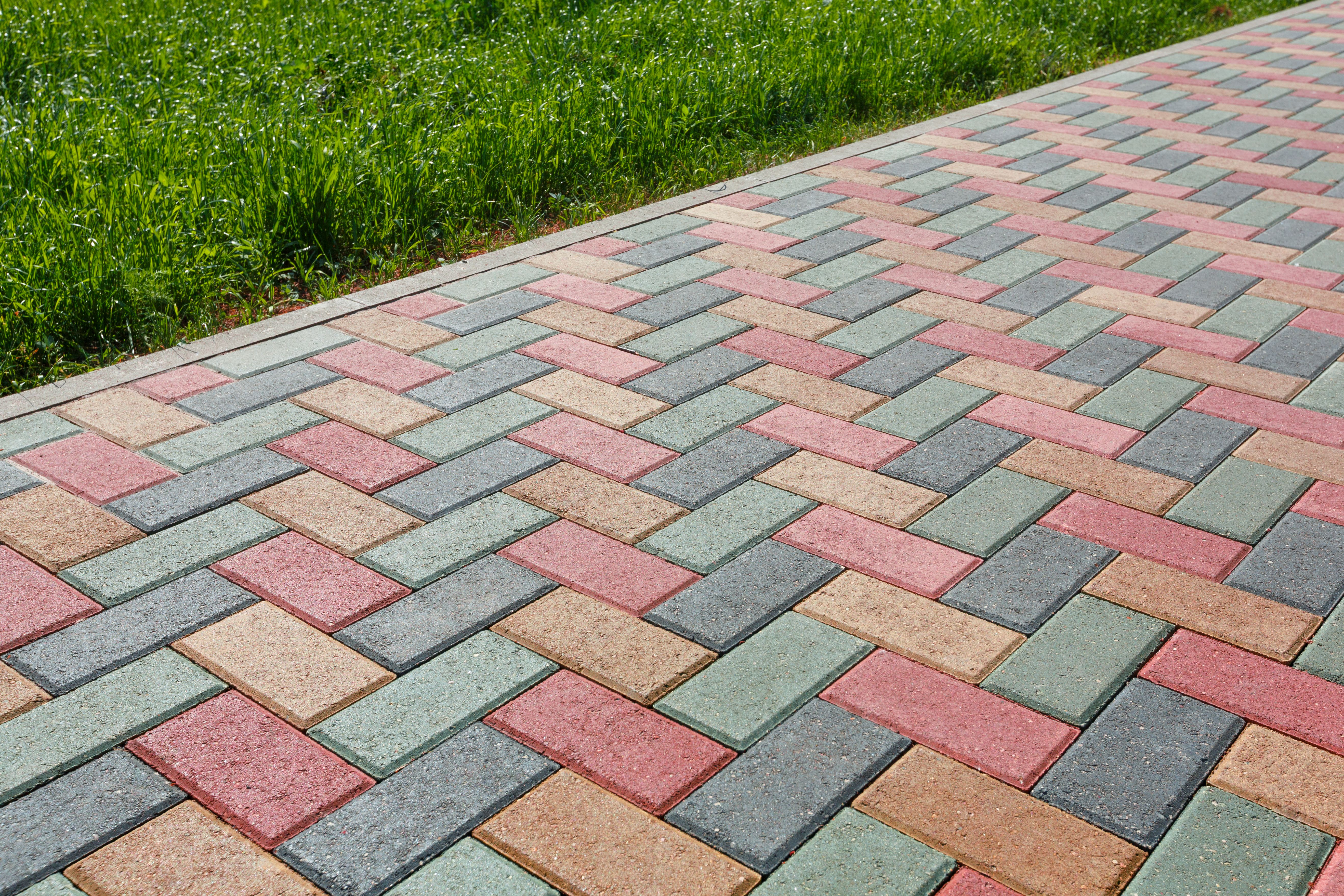 colorful pavers