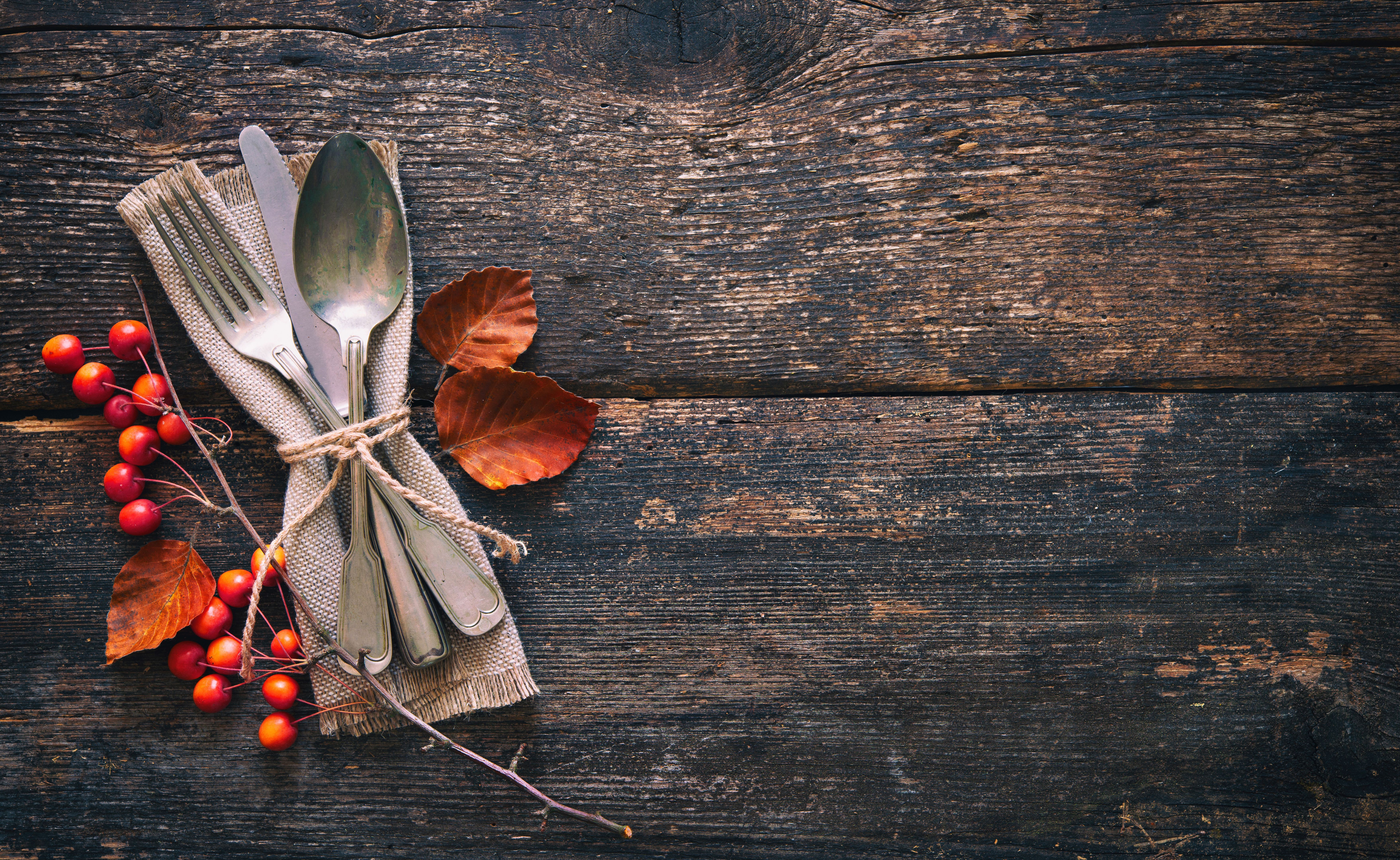 autumn table setting