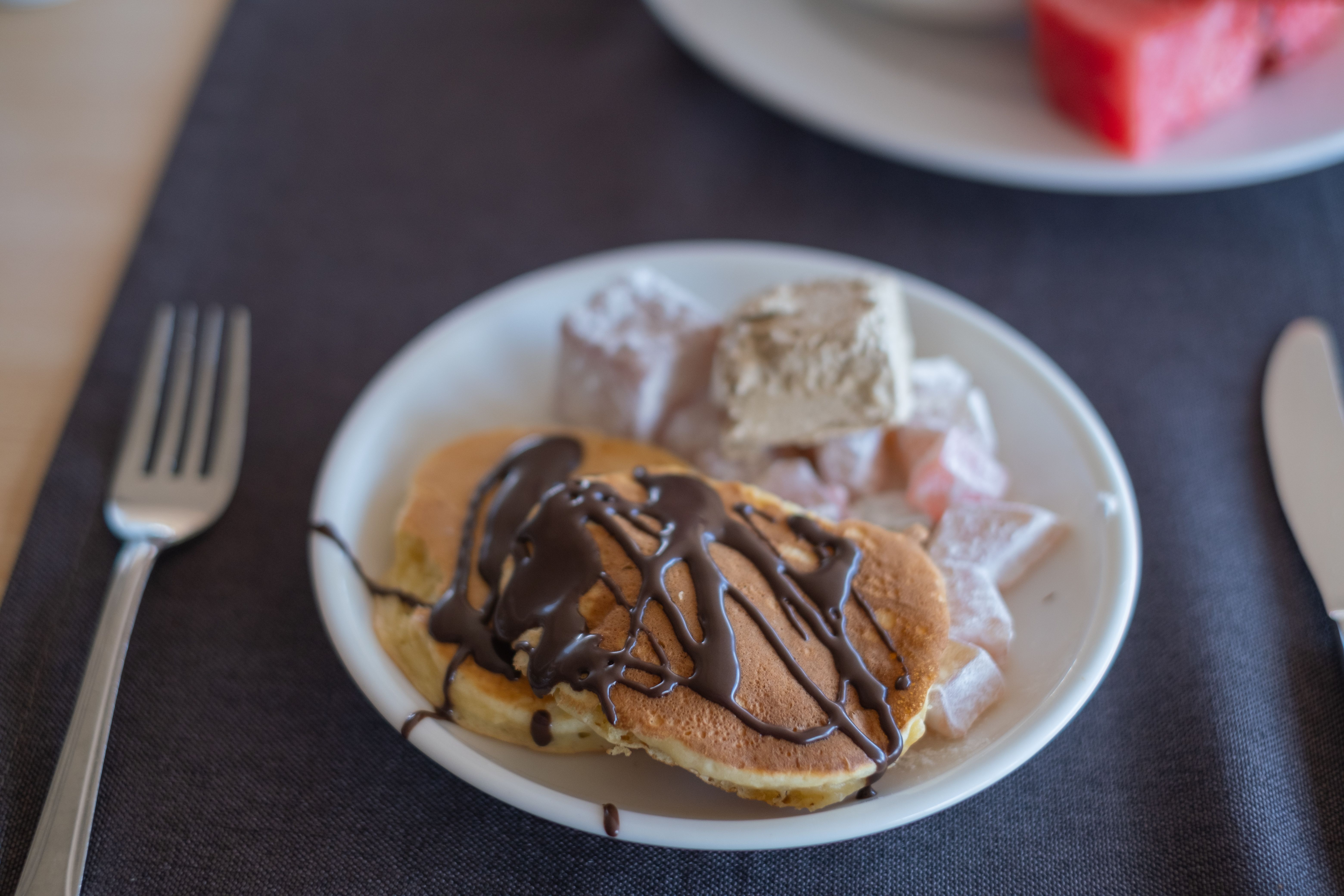 breakfast pancakes chocolate