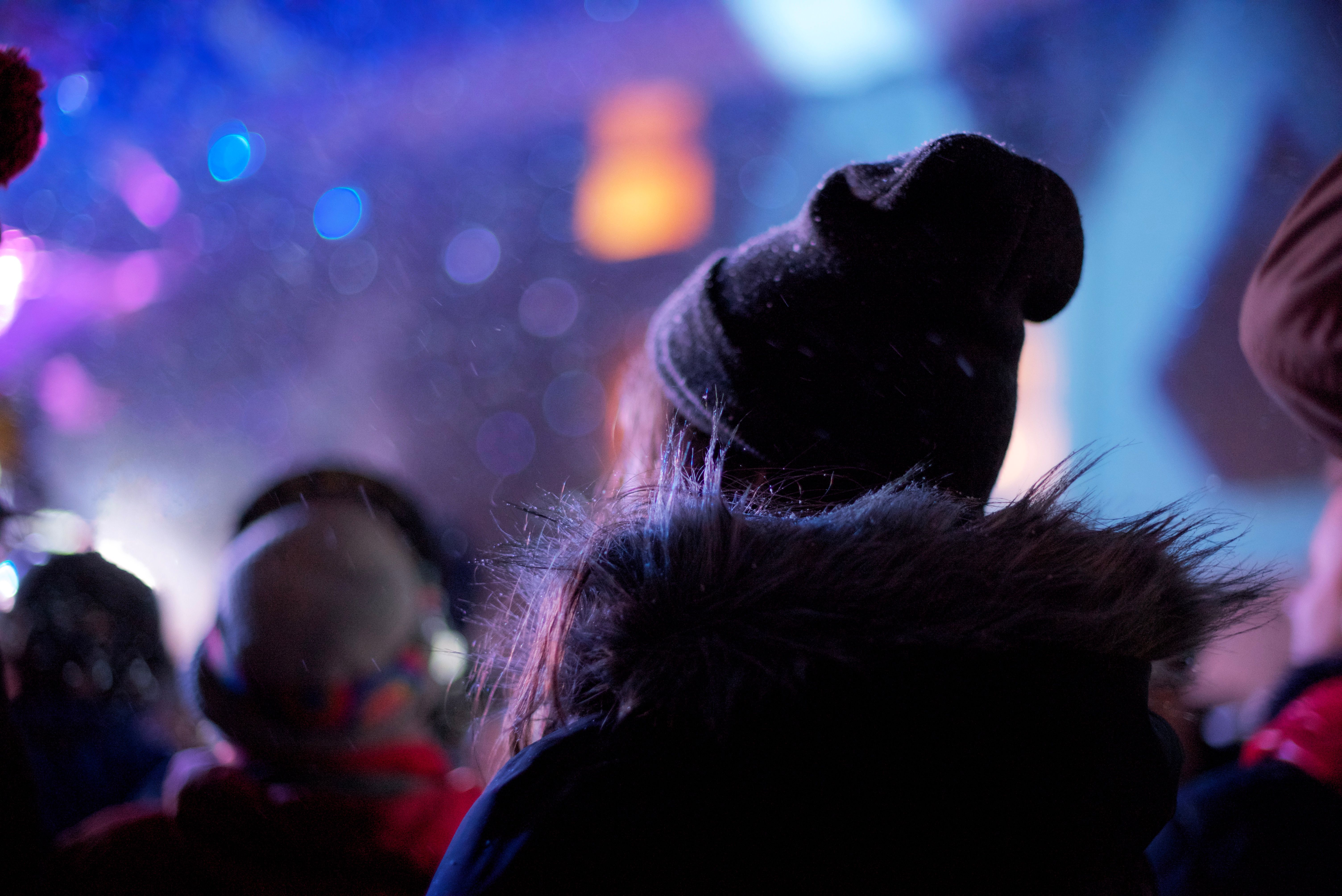 outdoor winter party