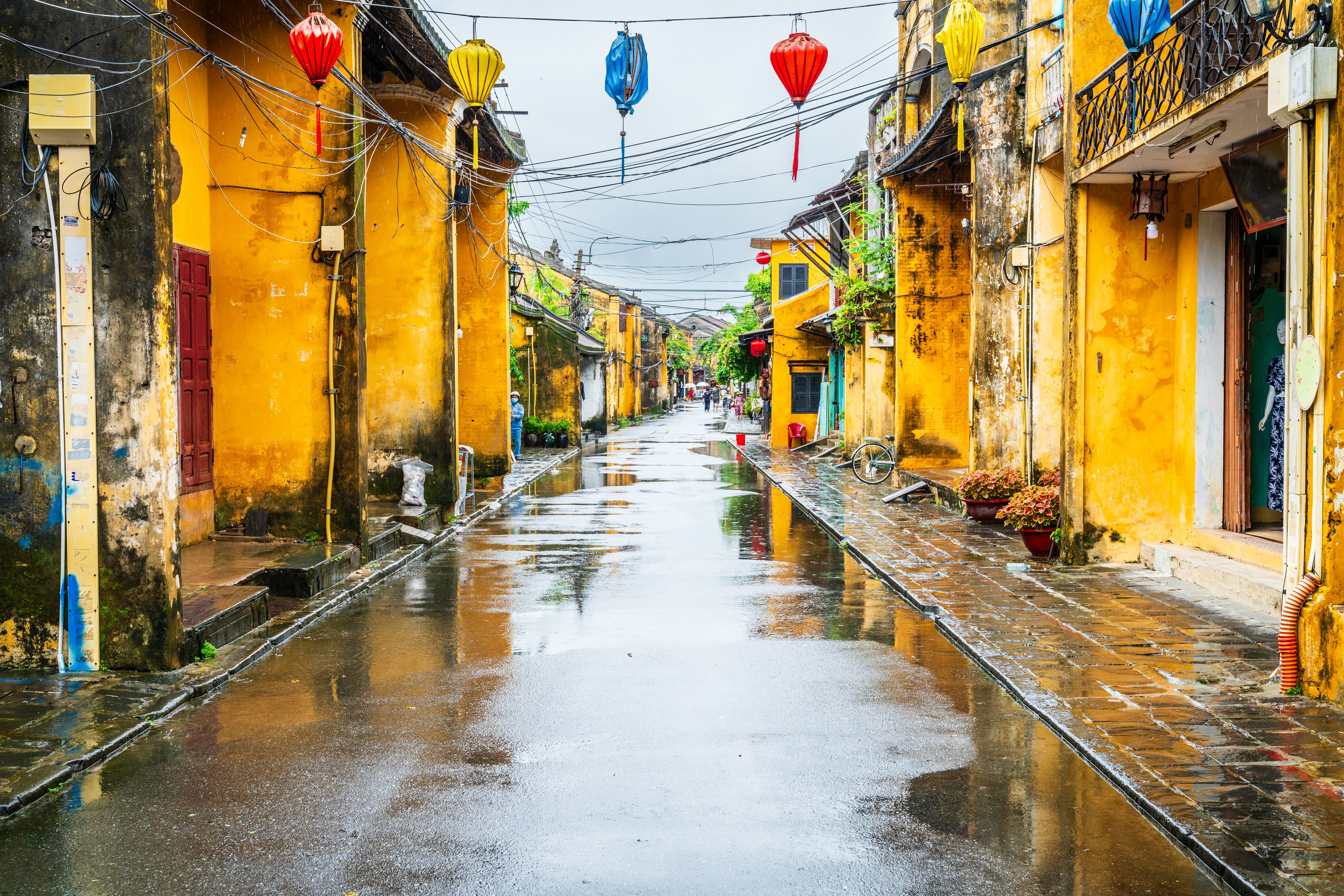 Rainy day in the Old Town of Hoi An Rainy day in the Old Town of Hoi An