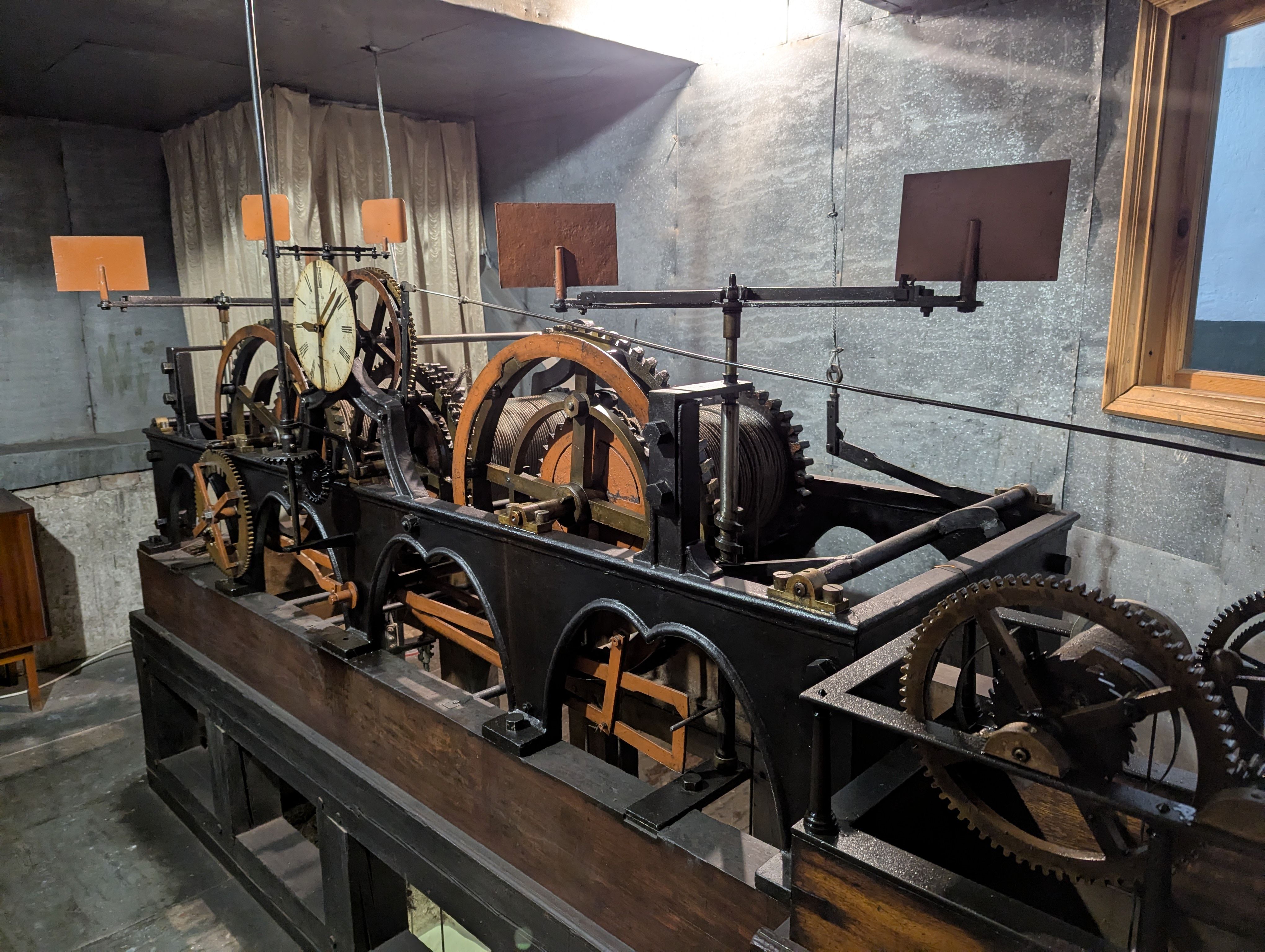 Clockwork of an antique tower clock Clockwork of an antique tower clock