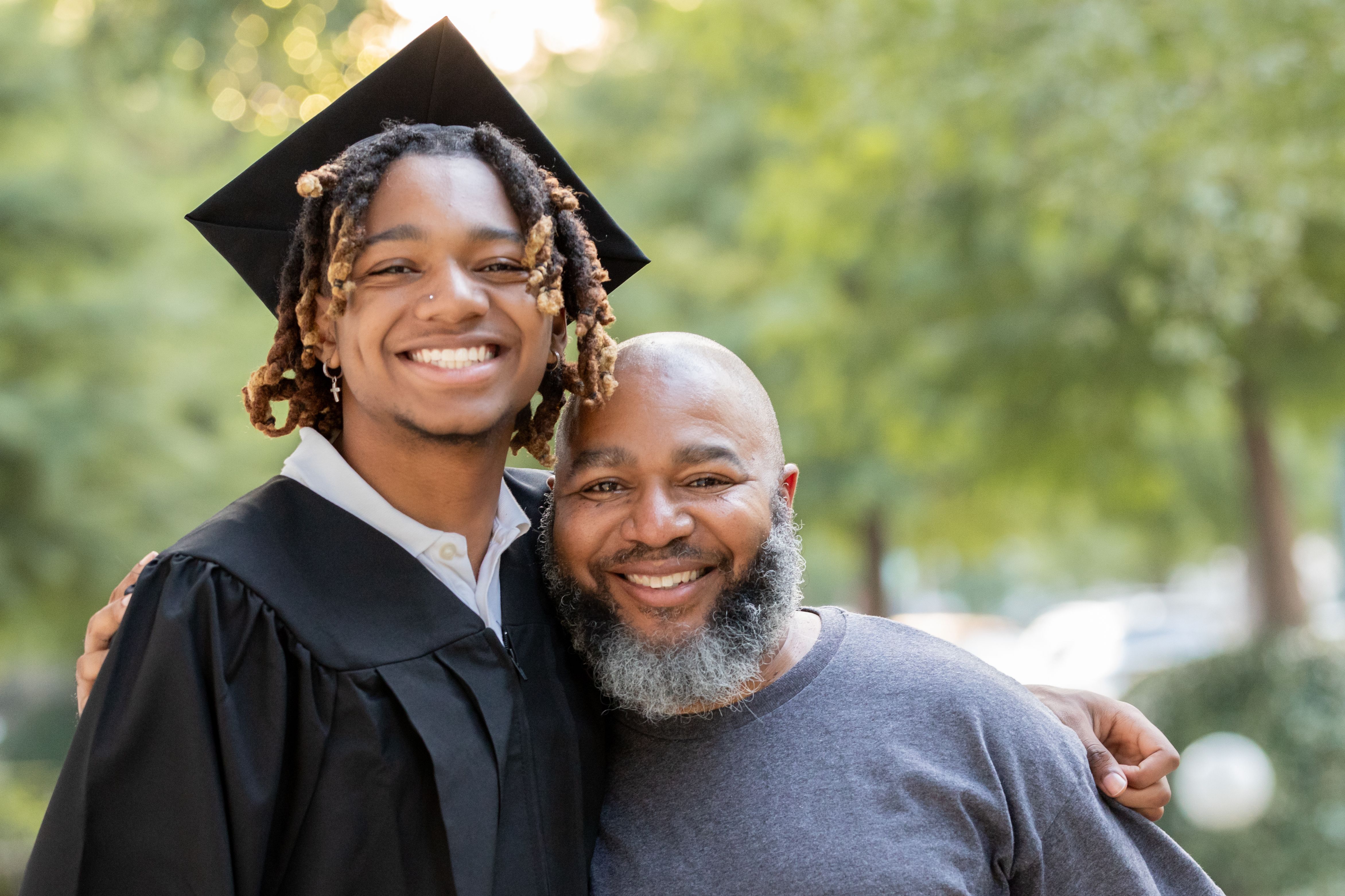 parents with paperwork