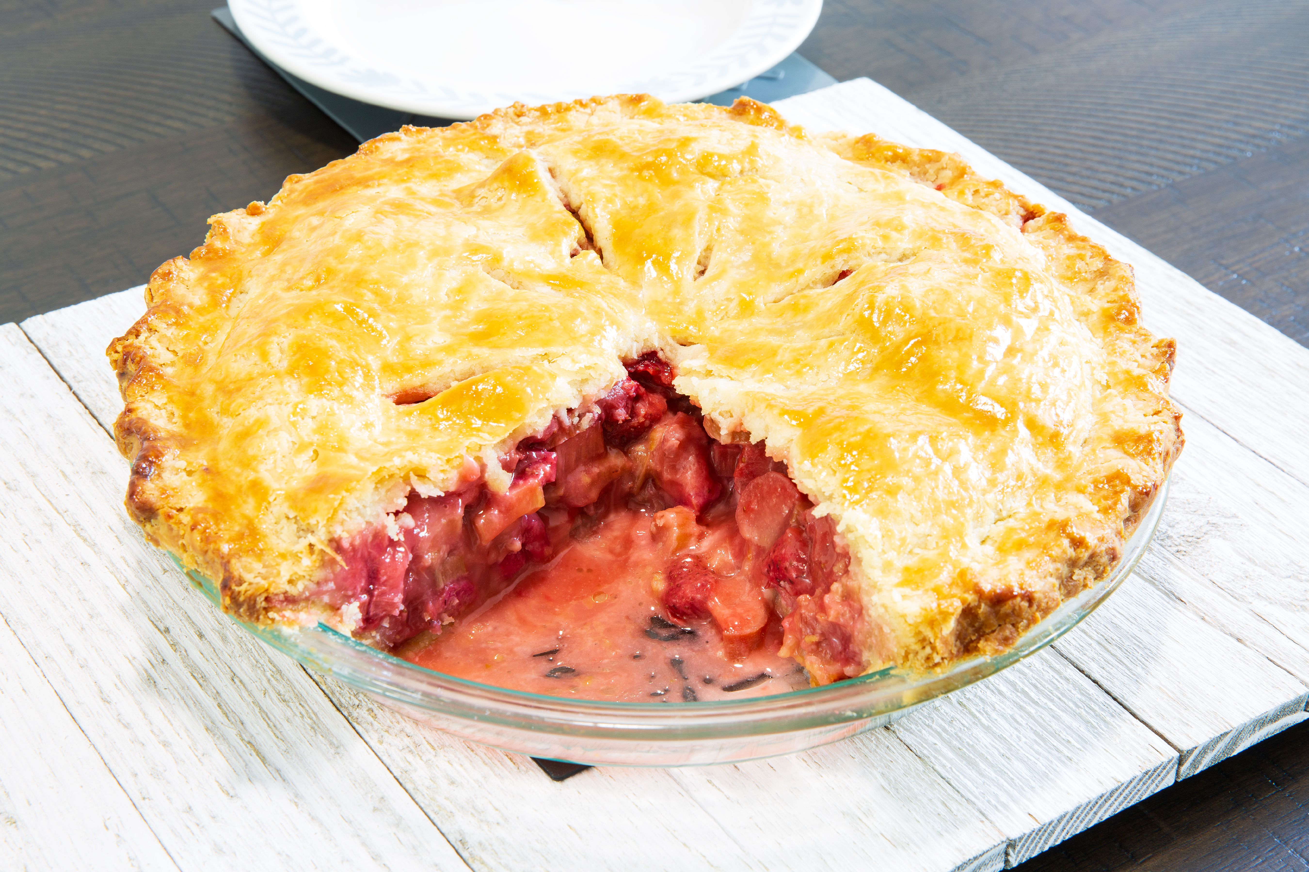strawberry rhubarb pie