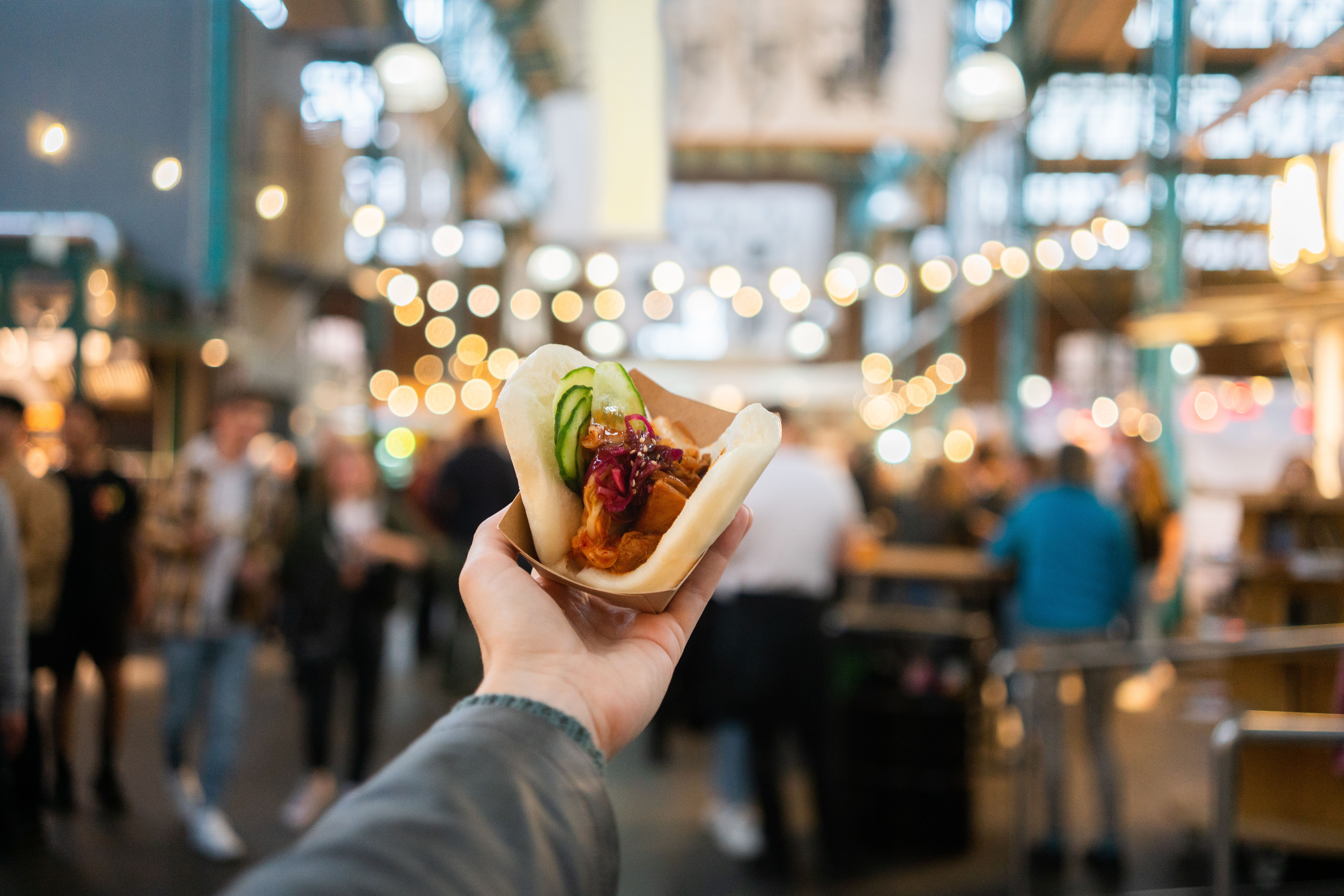 street food market