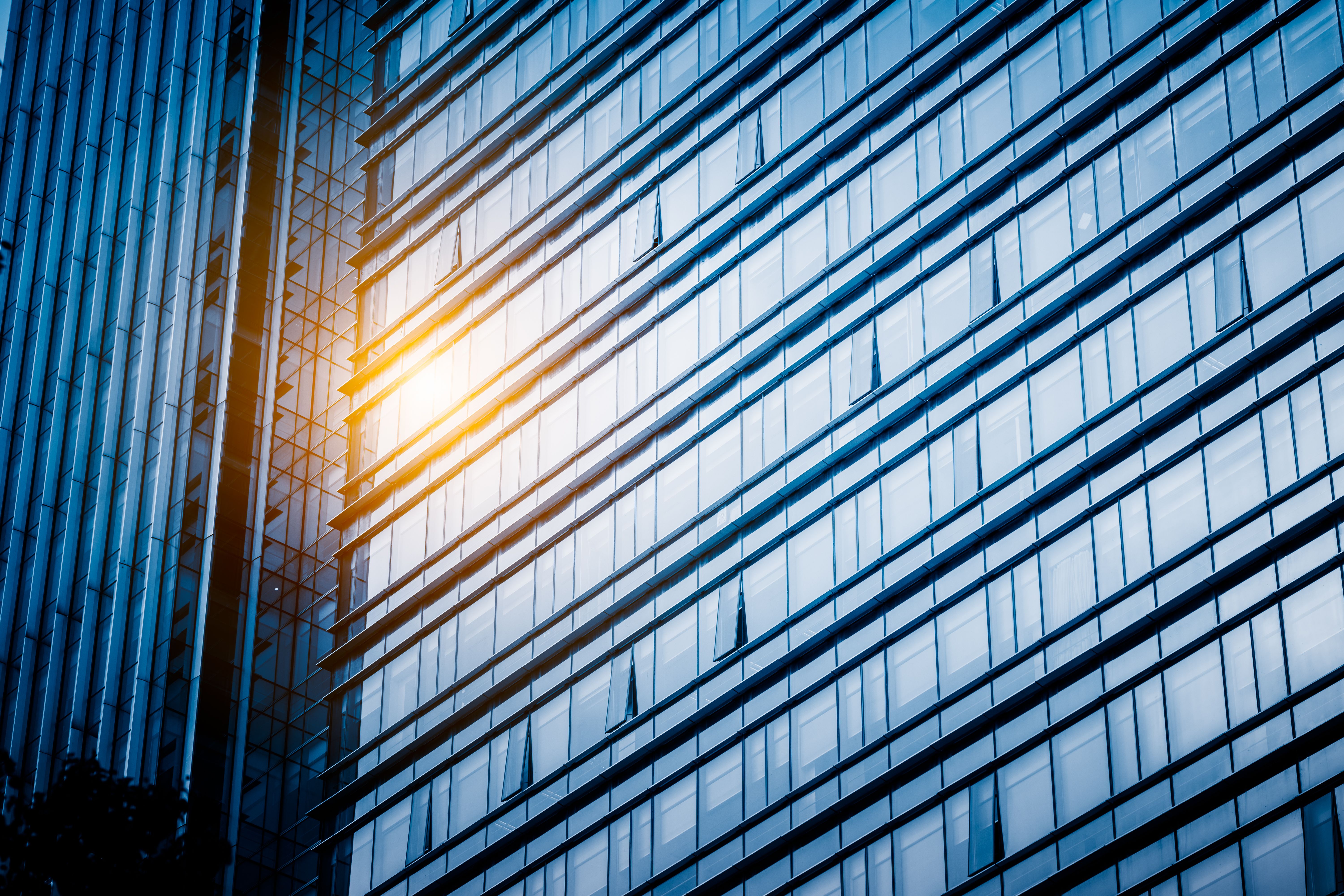modern building glass