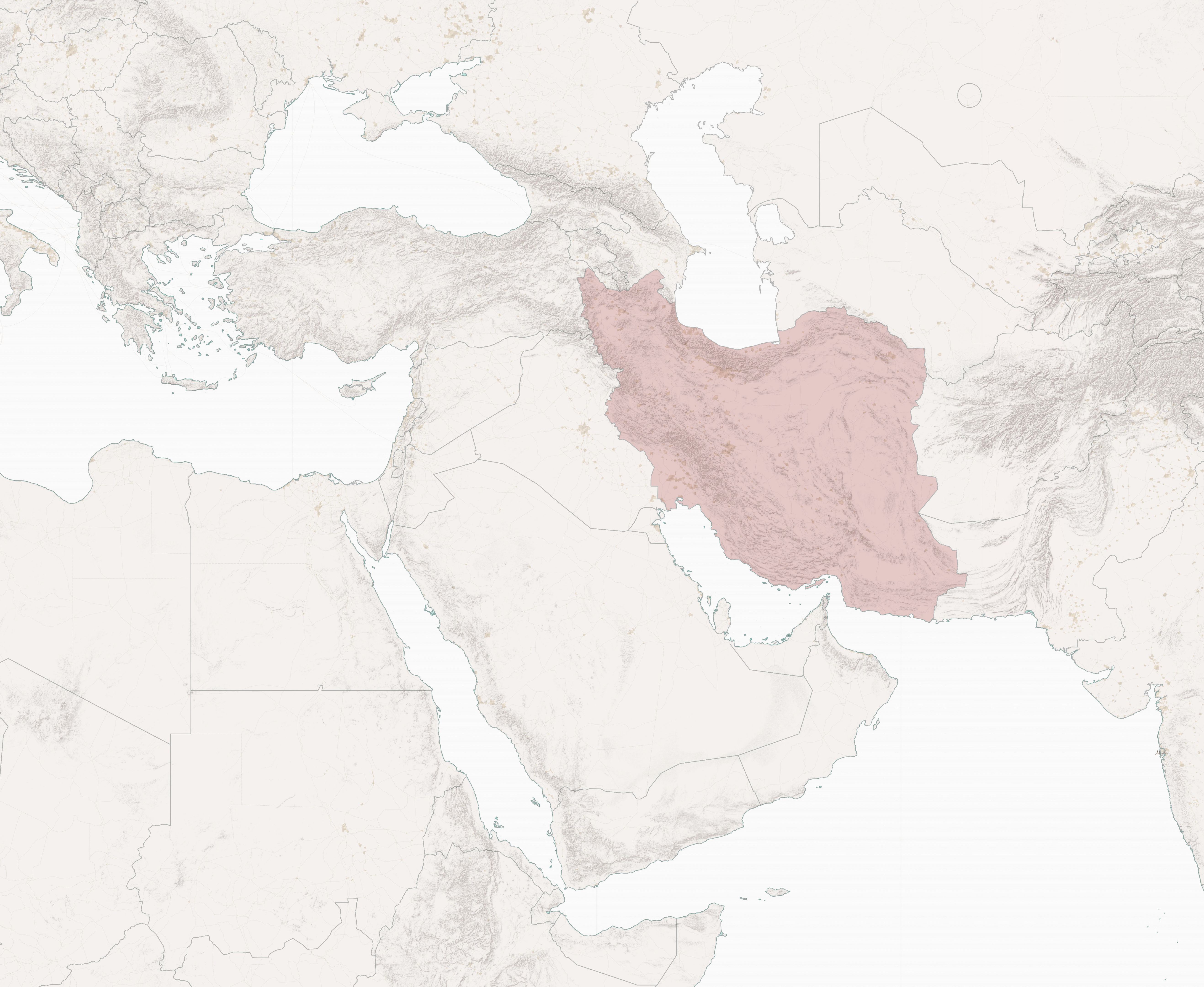 Middle East map