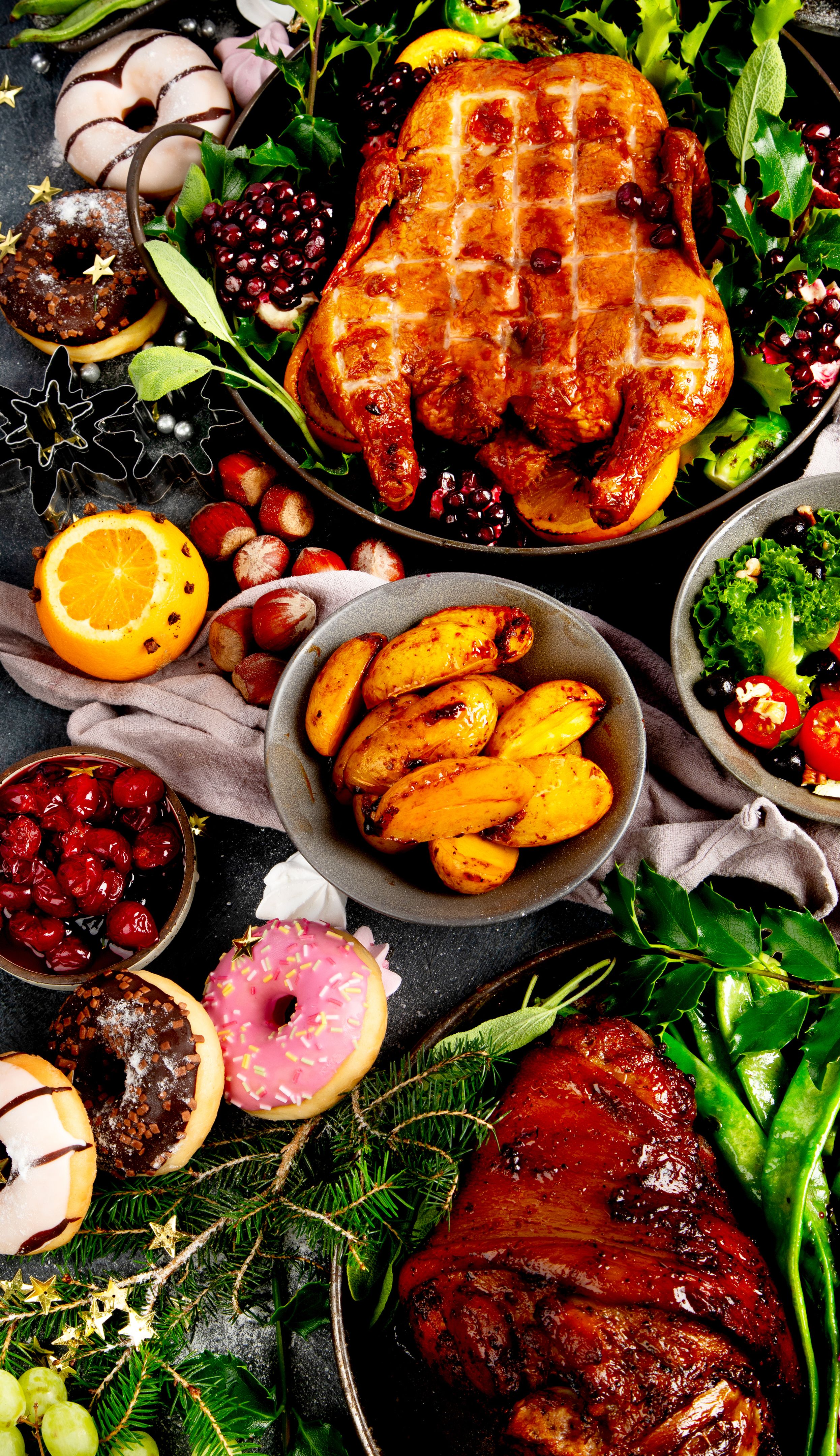 winter holiday catering