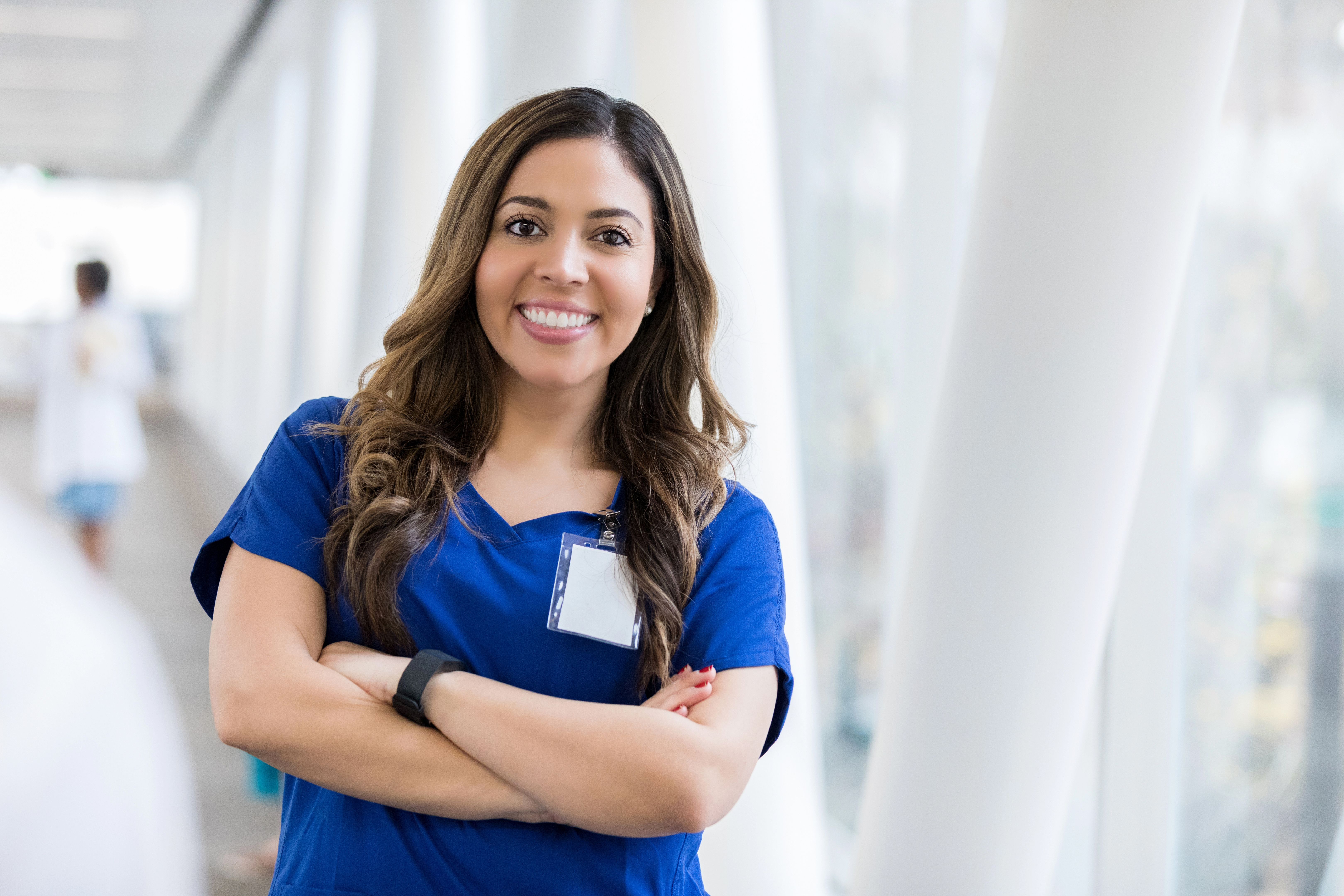 Portrait of young adult female healthcare professional Portrait of young adult female healthcare professional