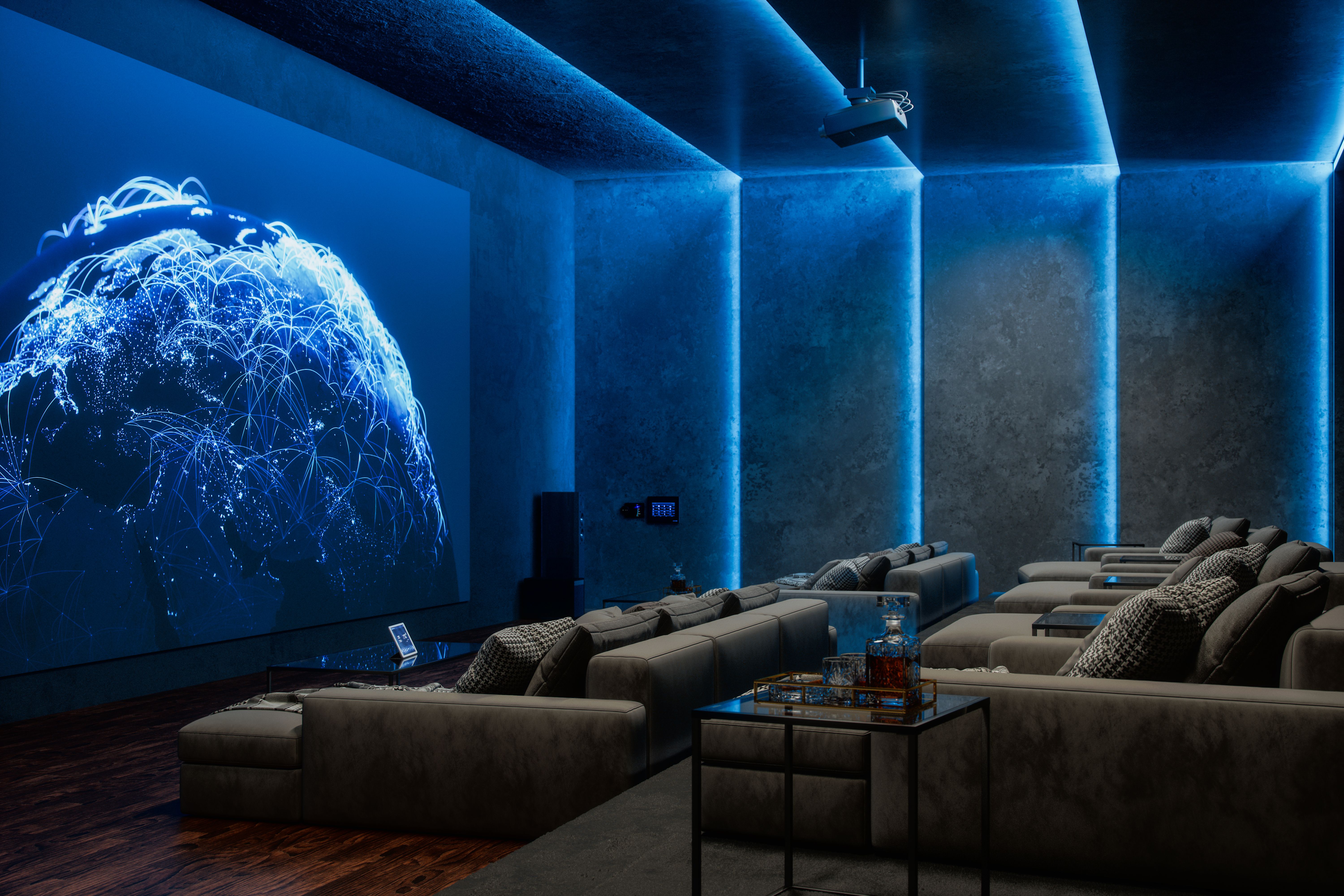 Luxury Private Home Cinema Room