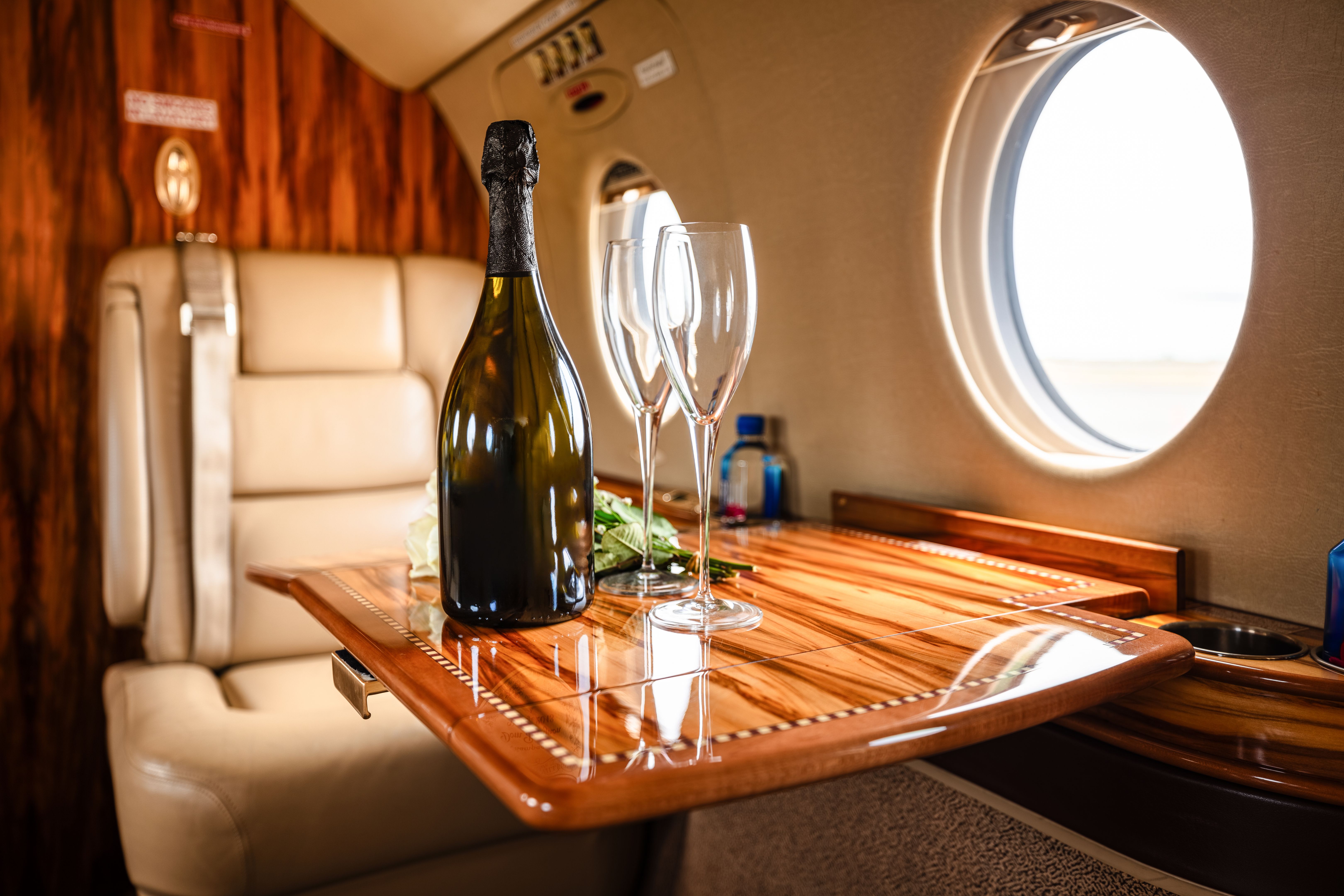 luxury limo interior