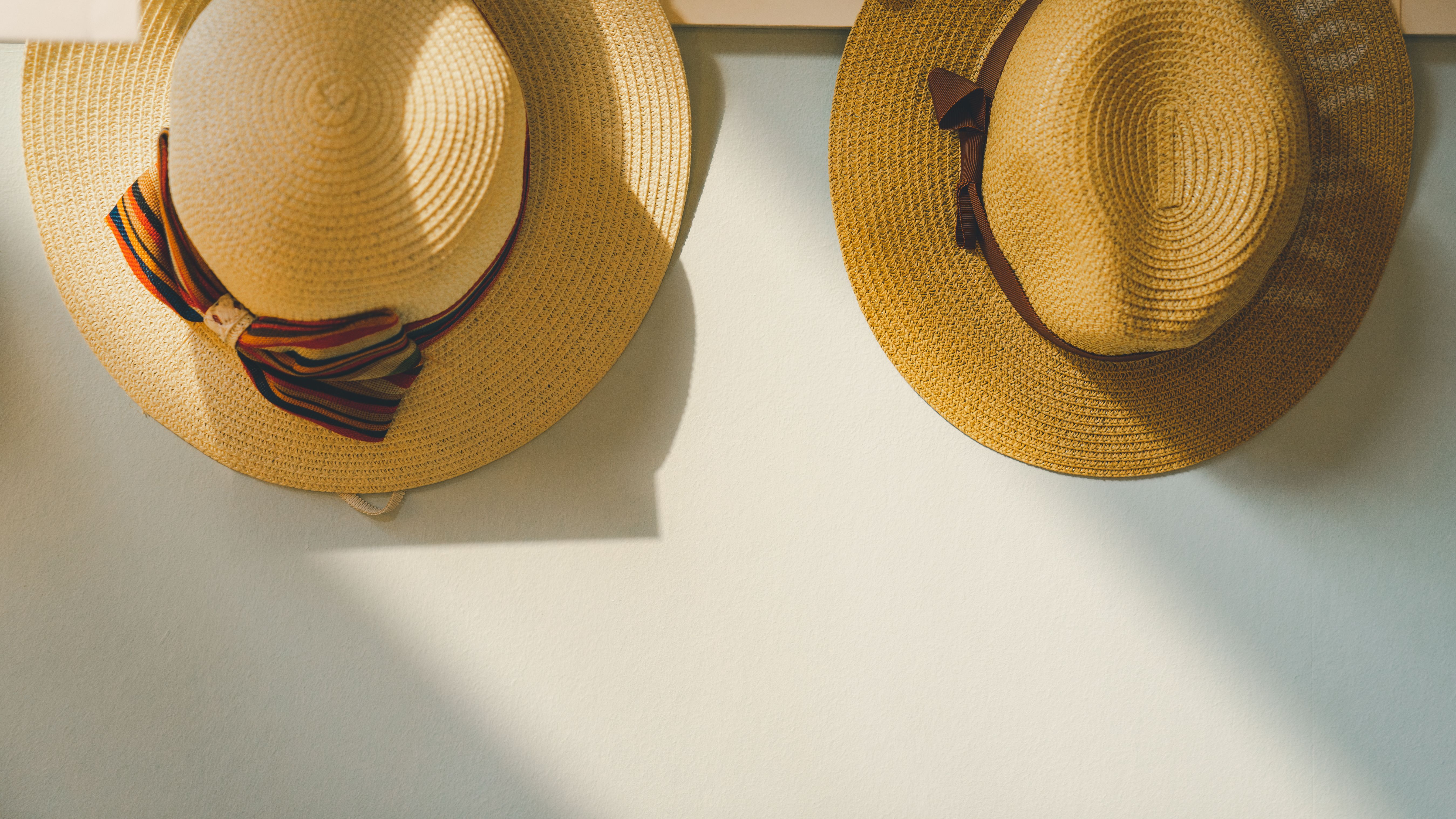 straw and felt hats